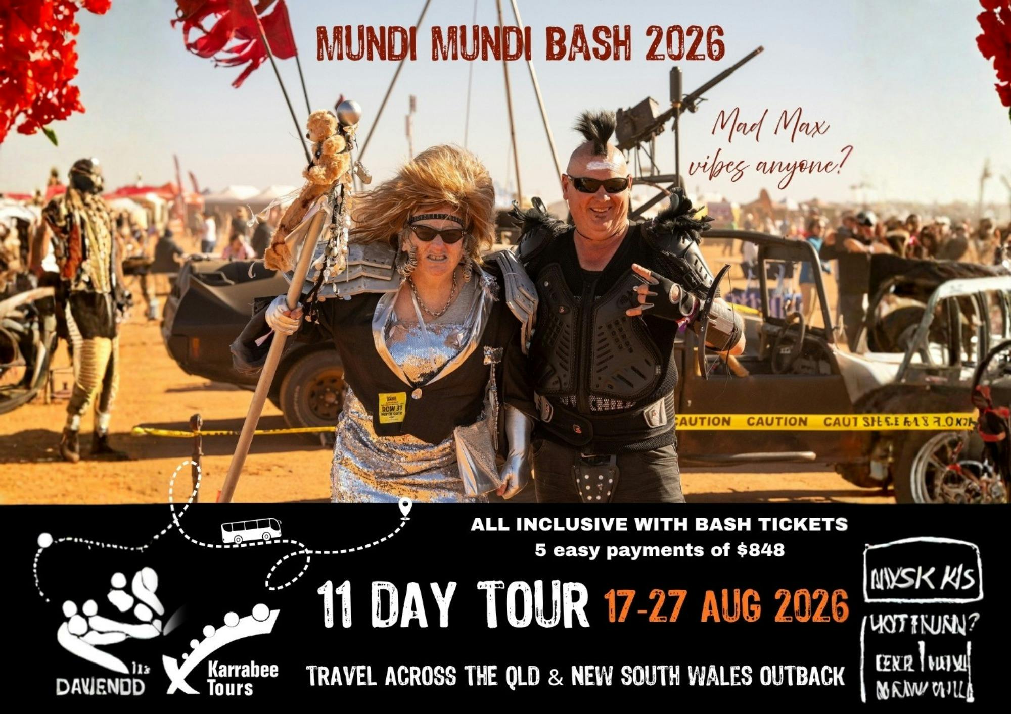 Outback Pubs Coach TOur - Mundi Mundi Bash 2026
