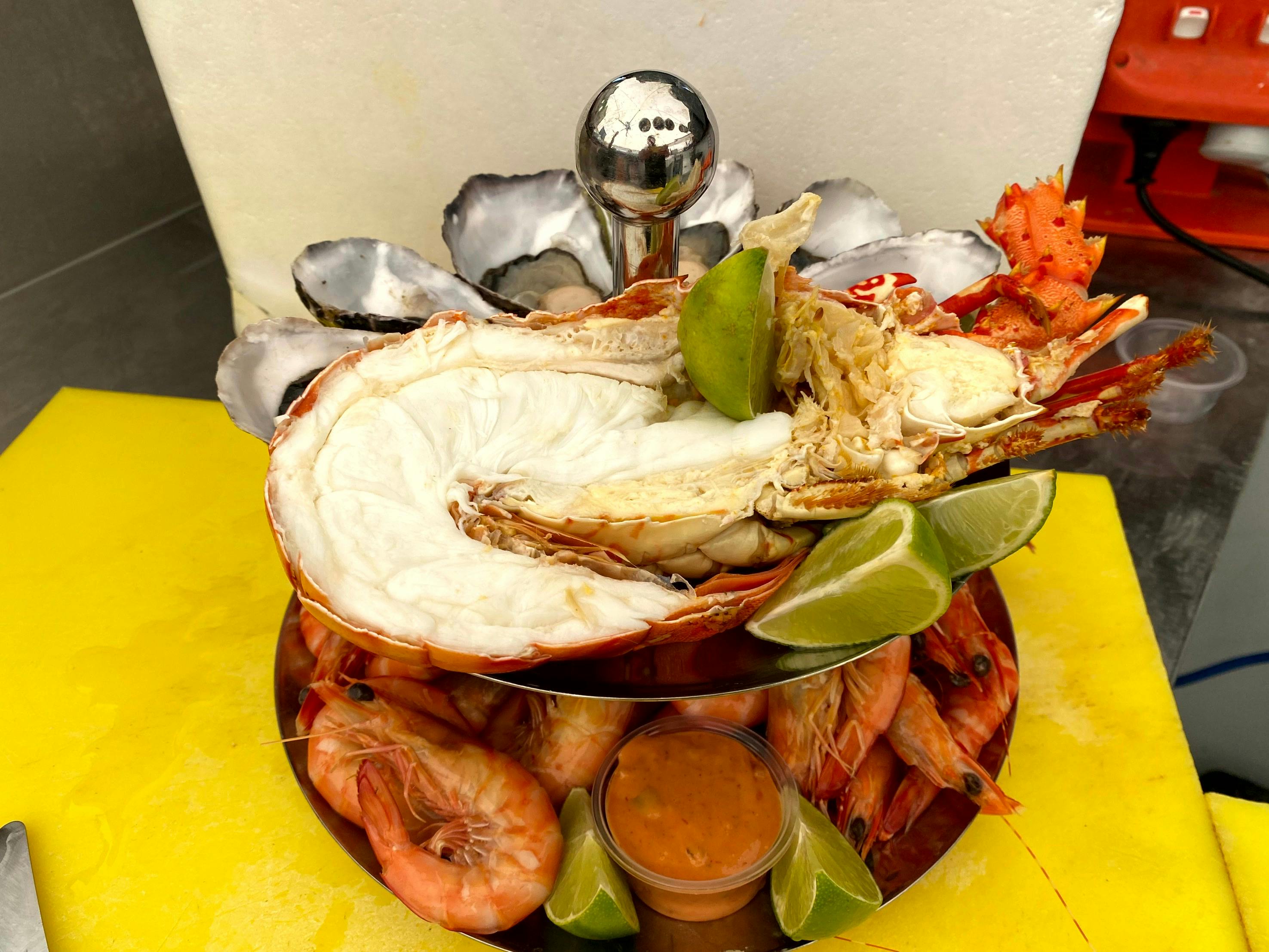 Aussie lobster definitely on the menu - wild catch and sweet