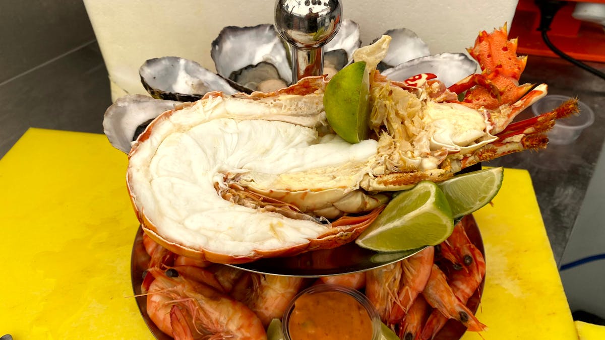 Aussie lobster definitely on the menu - wild catch and sweet