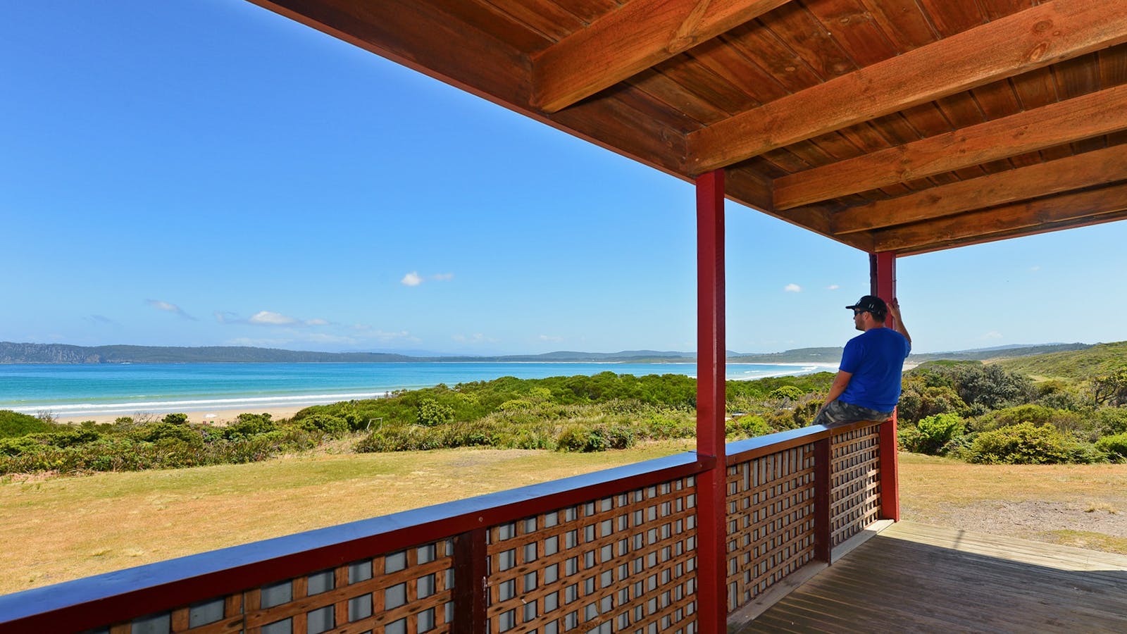 Cloudy Bay Cabin - Veranda