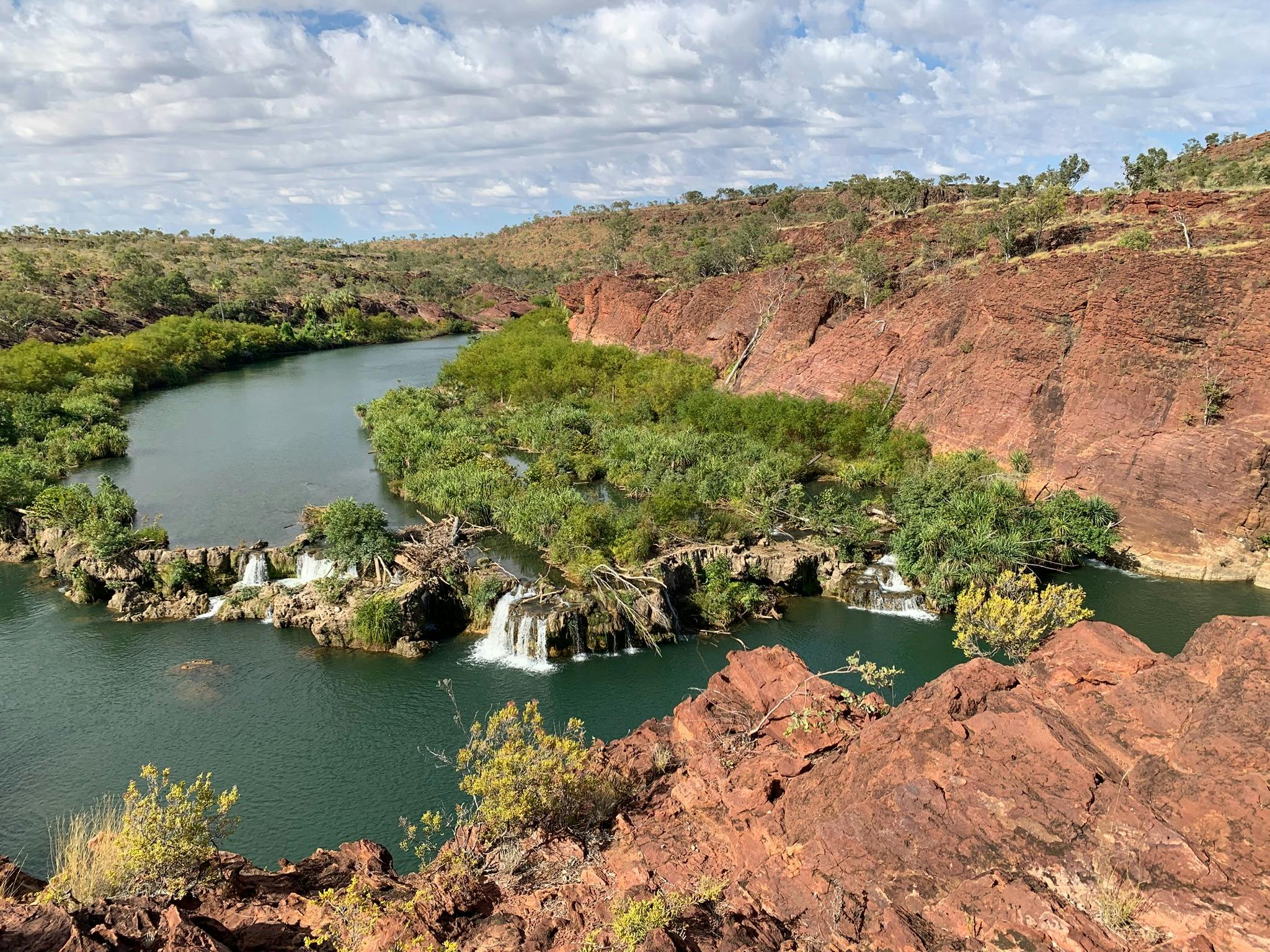 Indarri Falls from Indarri Falls lookout
