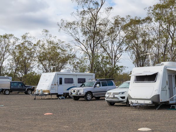 Camping at Possum Park powered sites, Injune Qld. Camping at Possum Park powered sites, Injune Qld.
