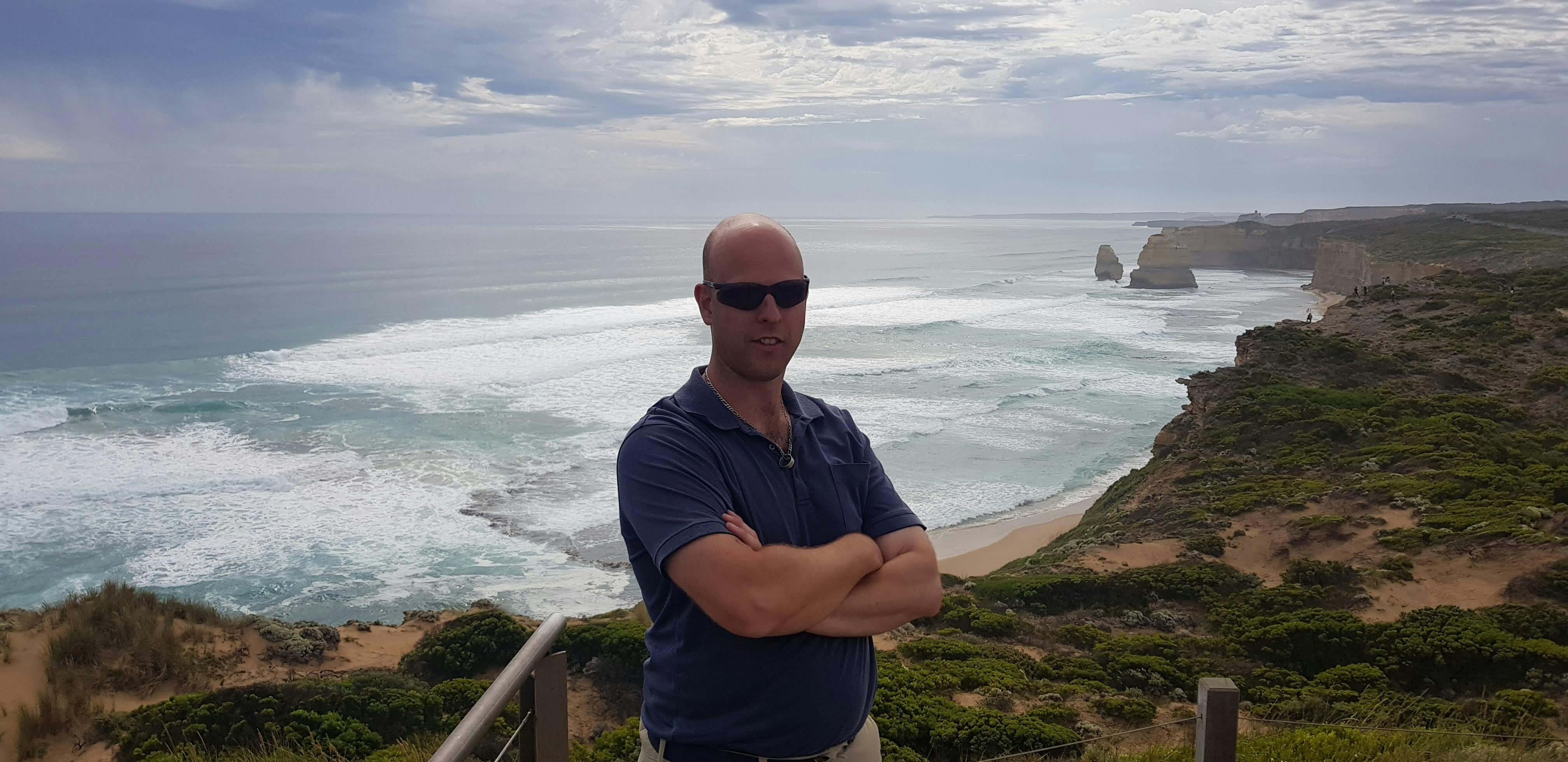 Rob at The Great Ocean Road's 12 Apostles