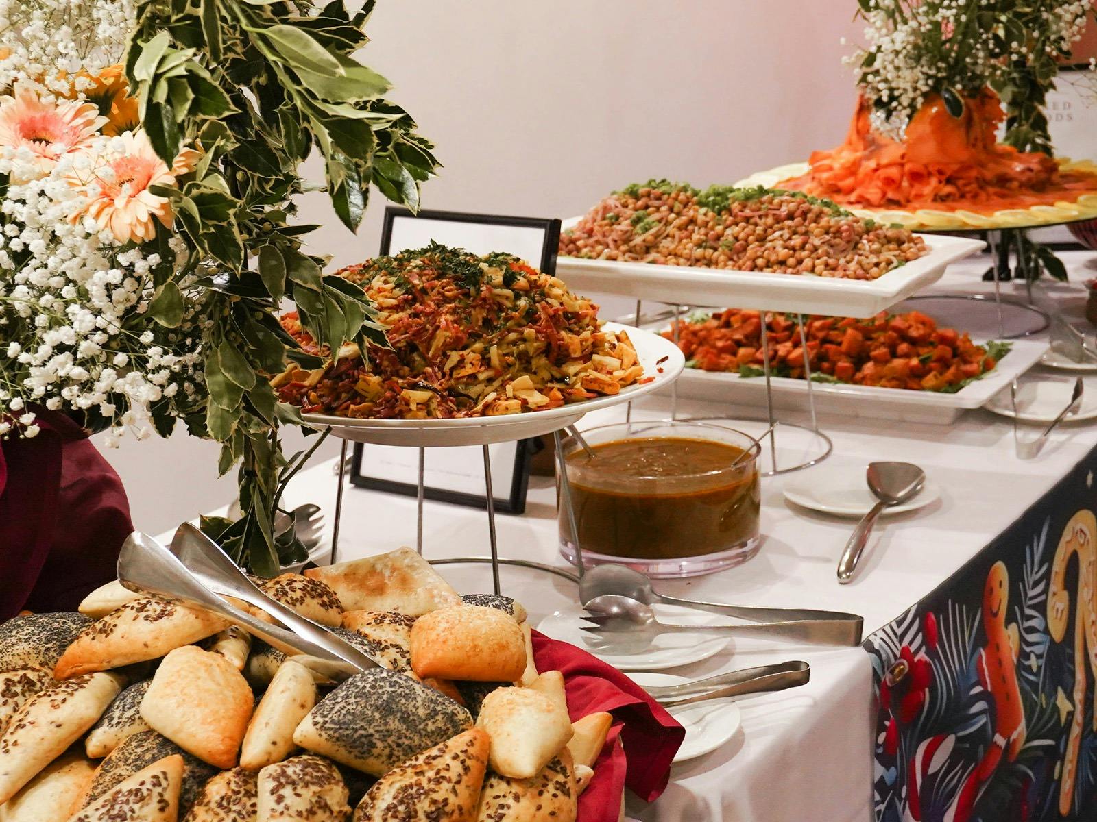 Christmas Buffet Savoury Spread