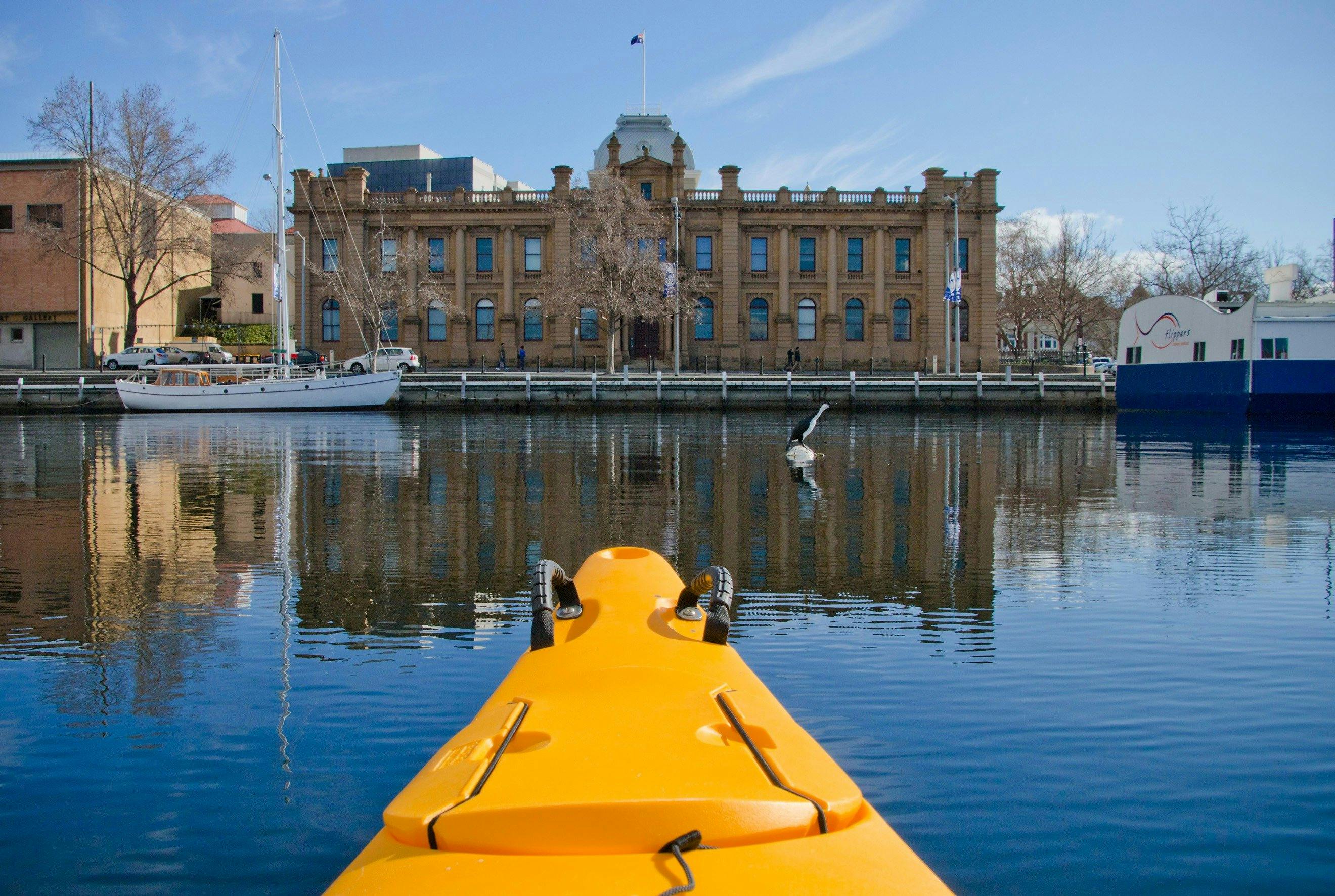 Hobart City kayaking tour Roaring 40s Kayaking Discover Tasmania