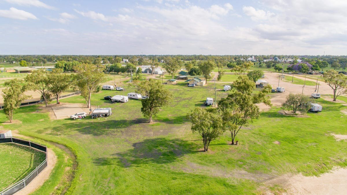 Showgrounds from the air