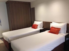 All king suites can be split into two single beds