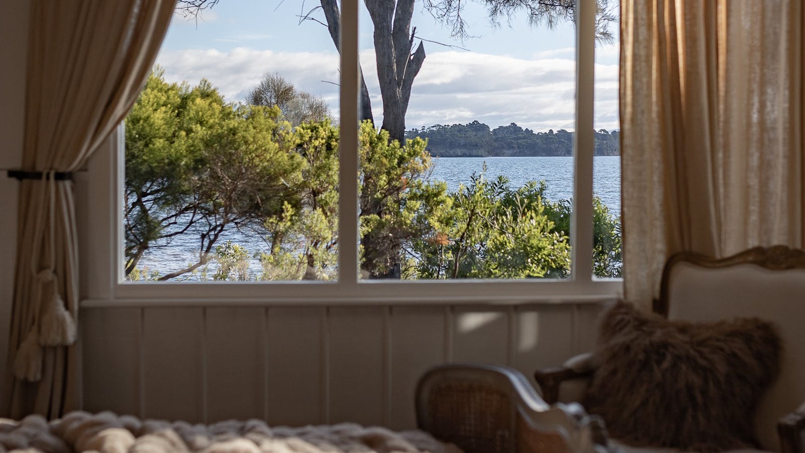 Positioned just metres from the water’s edge