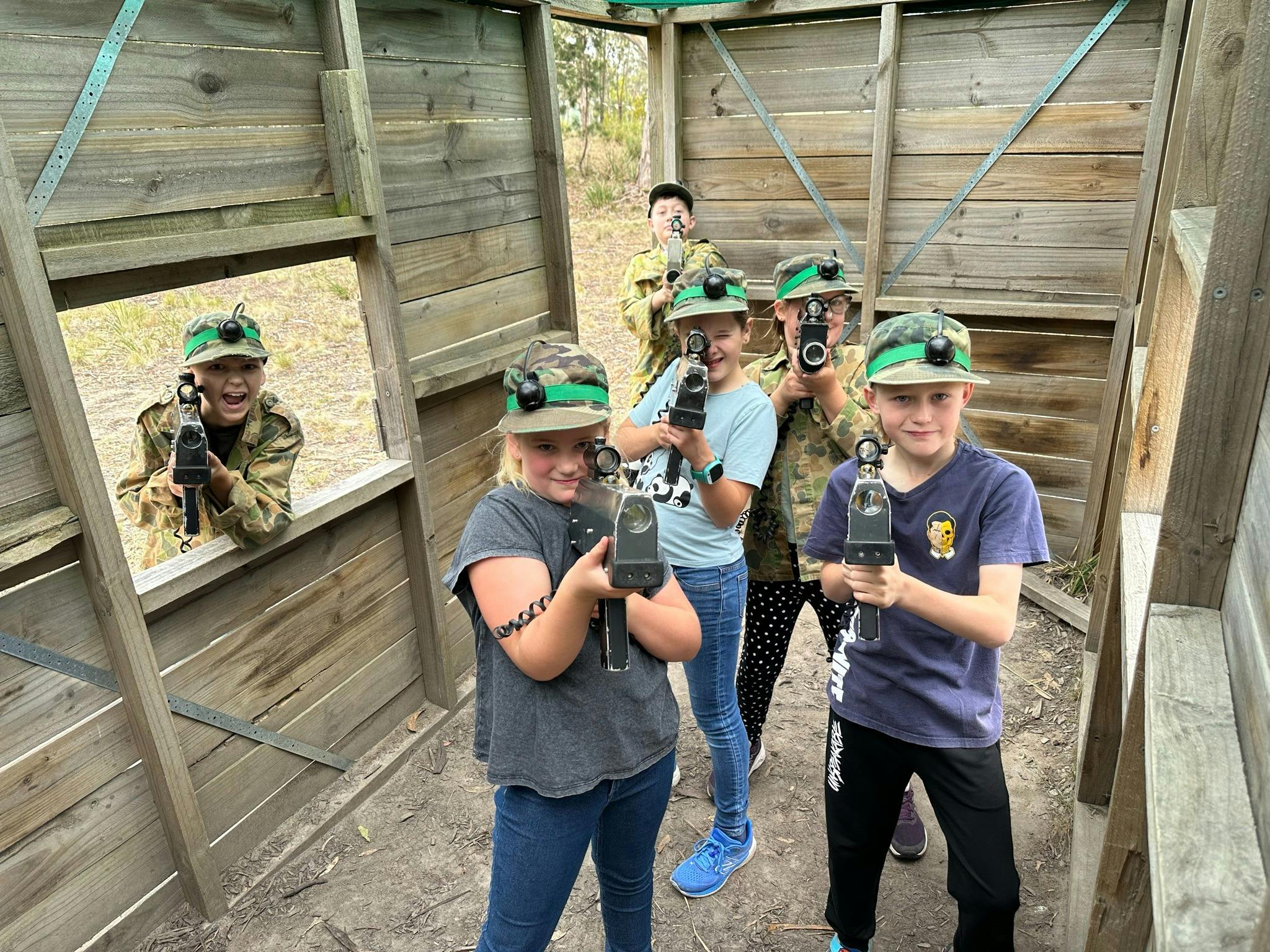 Kids at Laser Tag Hobart