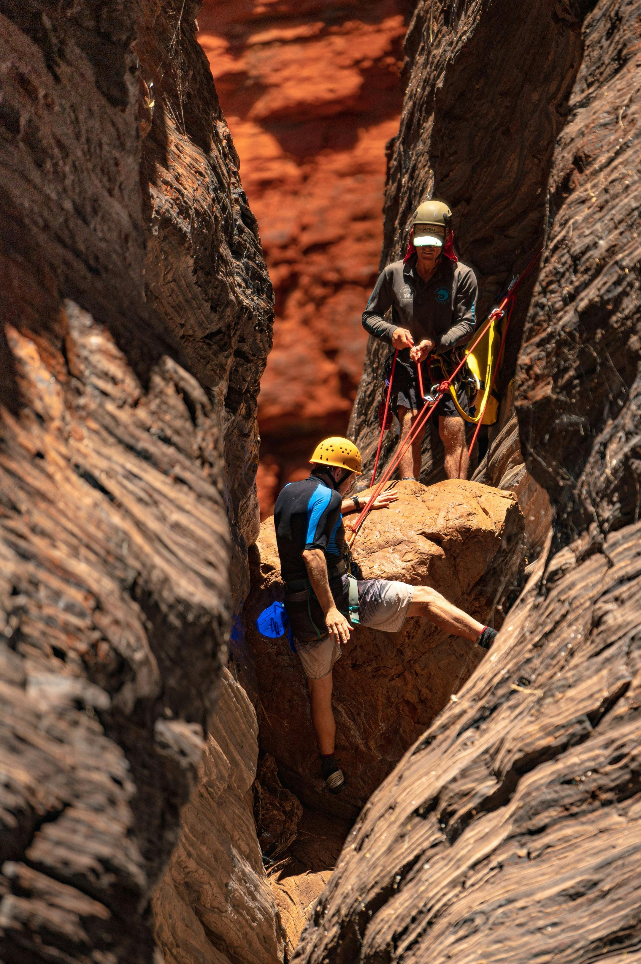 Lower to the Rock Slide Karijini