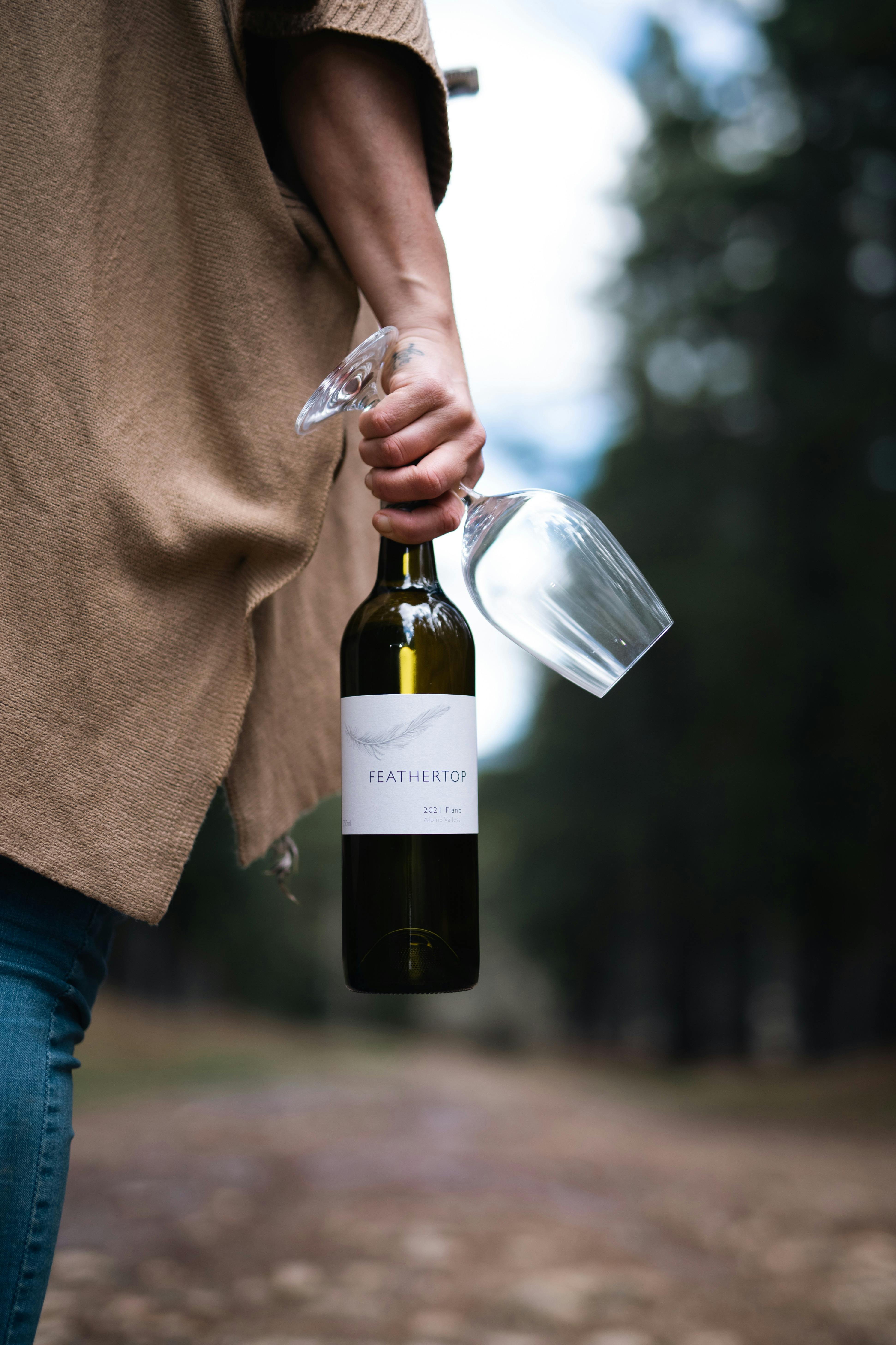 Peggy Adelaide View Apartment bottle of wine picnic