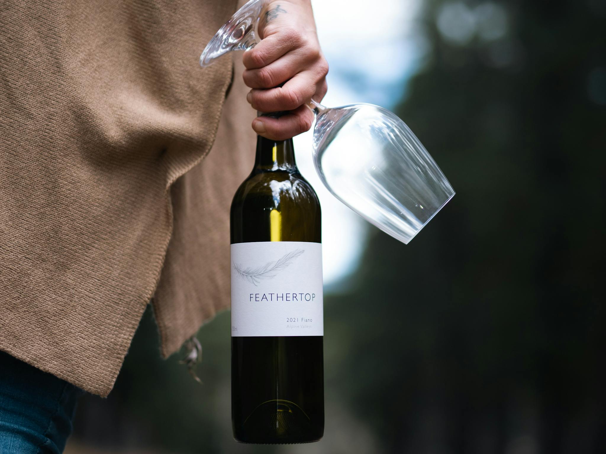 Peggy Adelaide View Apartment bottle of wine picnic
