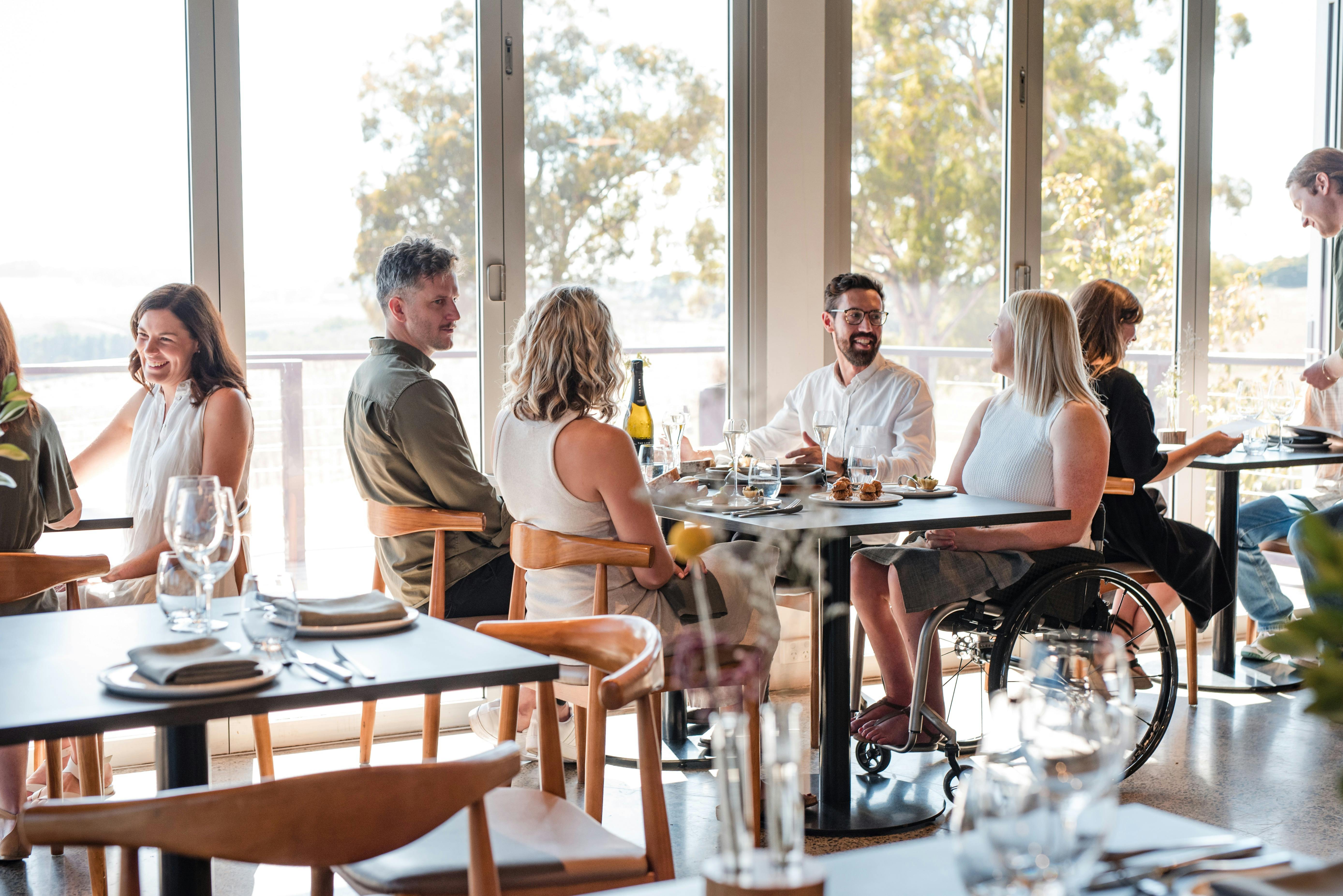 Dining at The Lane Vineyard's award-winning restaurant in Hahndorf