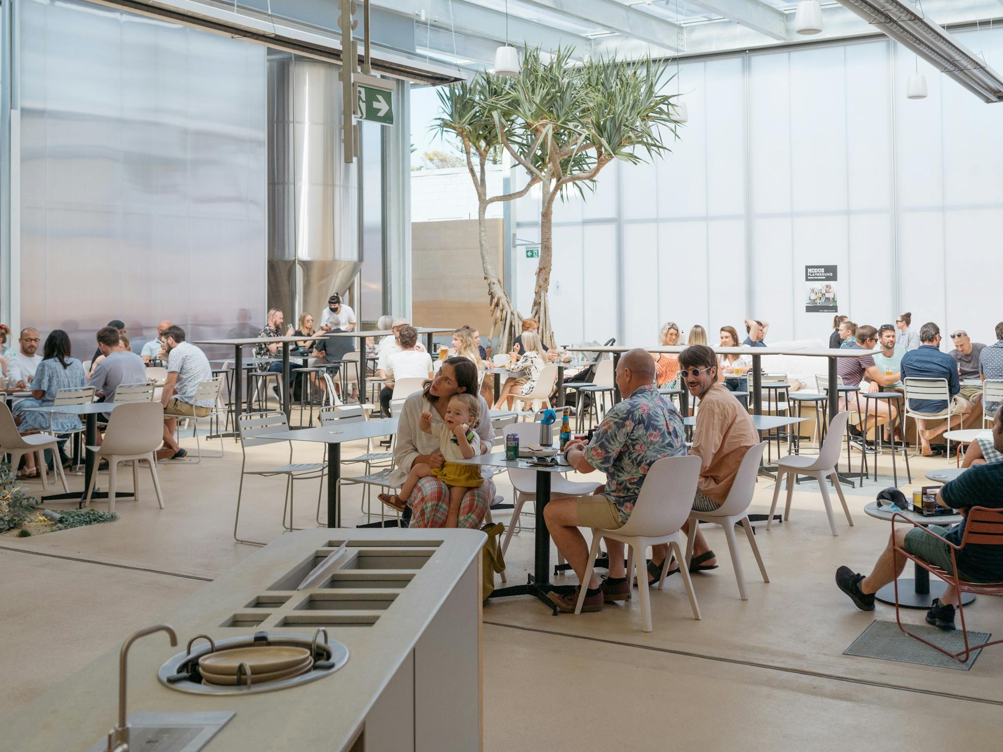 modus operandi outside lunch