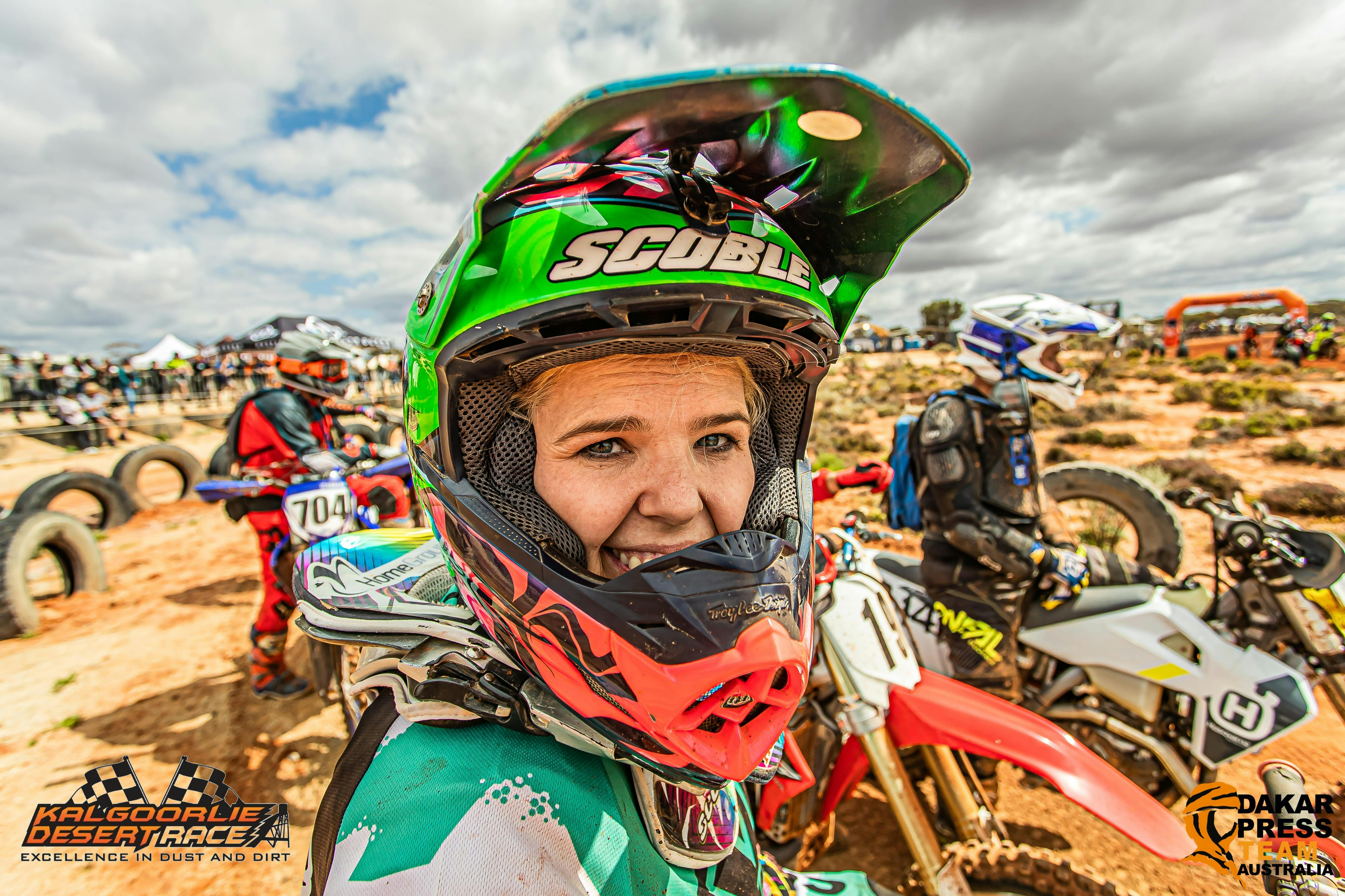 Kathryn Scoble , all smiles