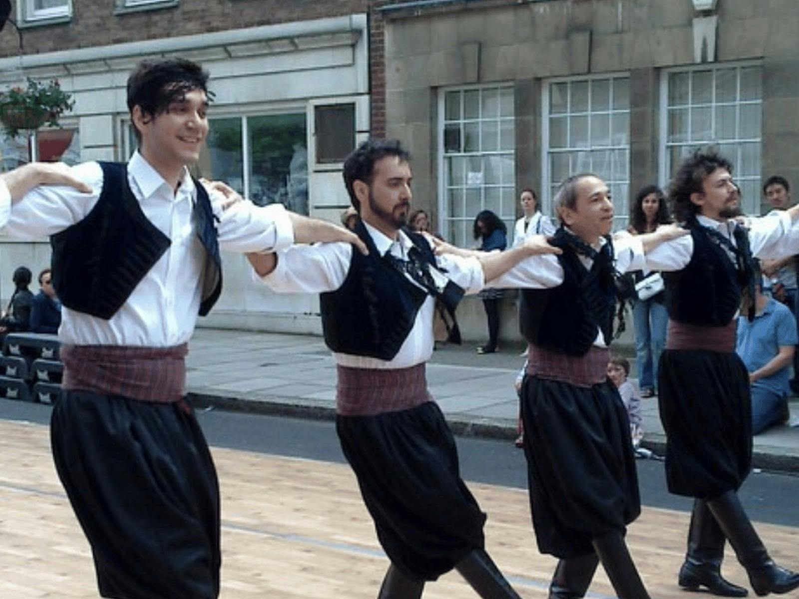 Greek dancing