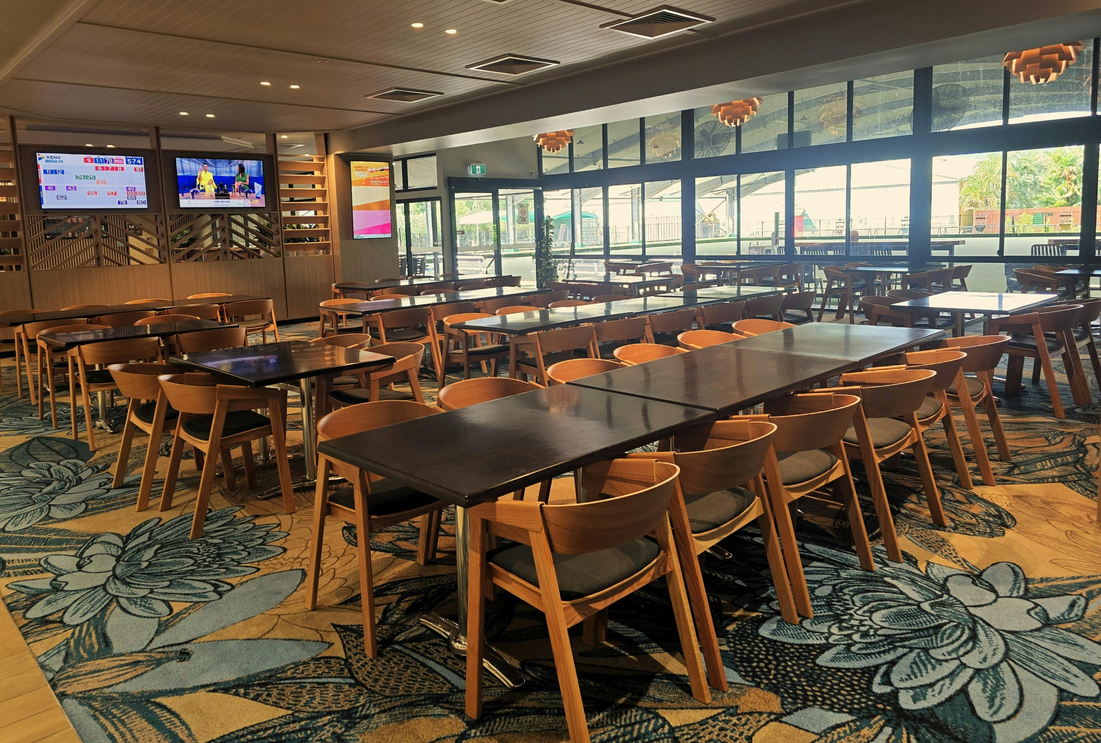 Bistro dining areas