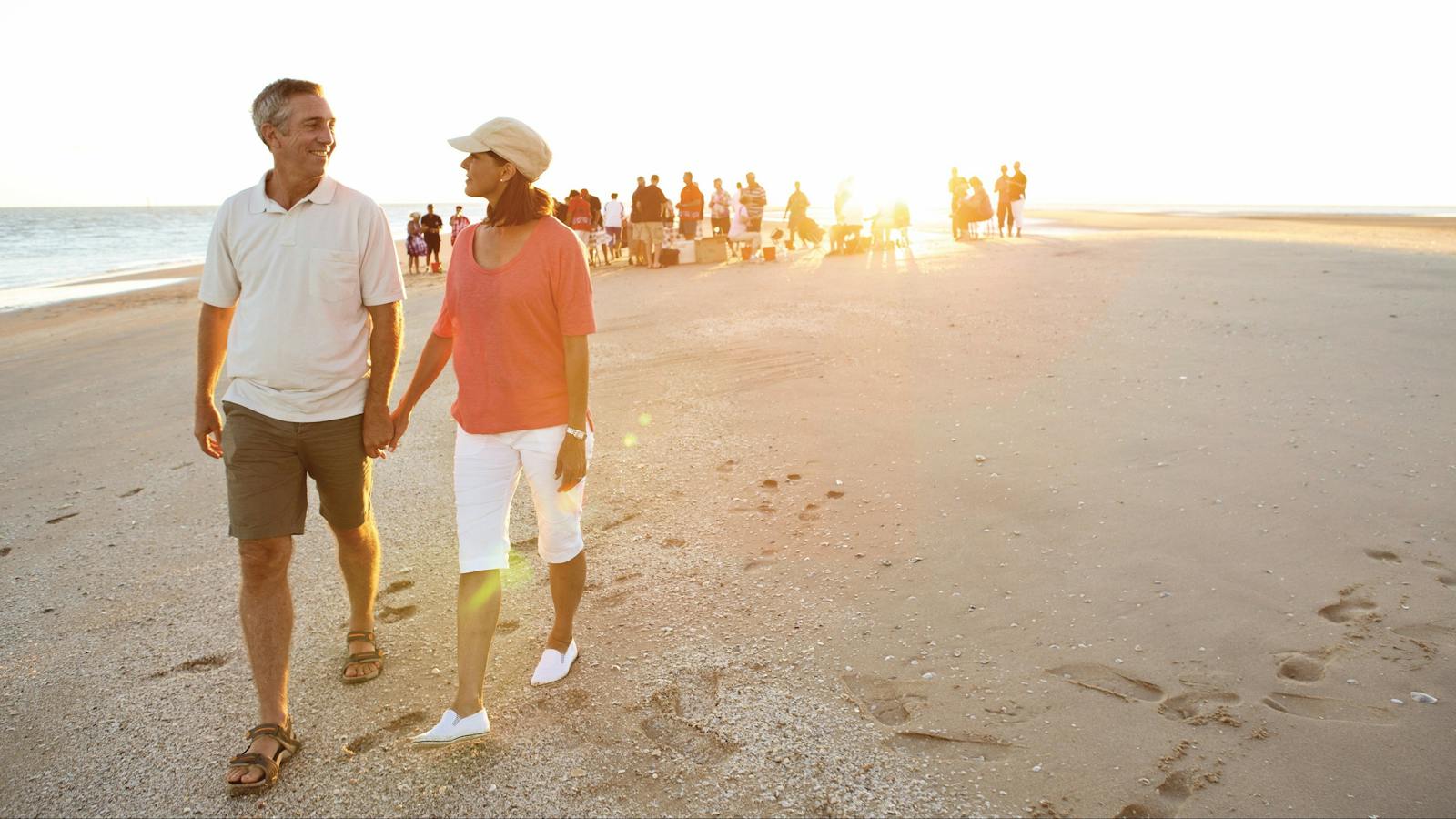 Beach walks and sunset cruisine