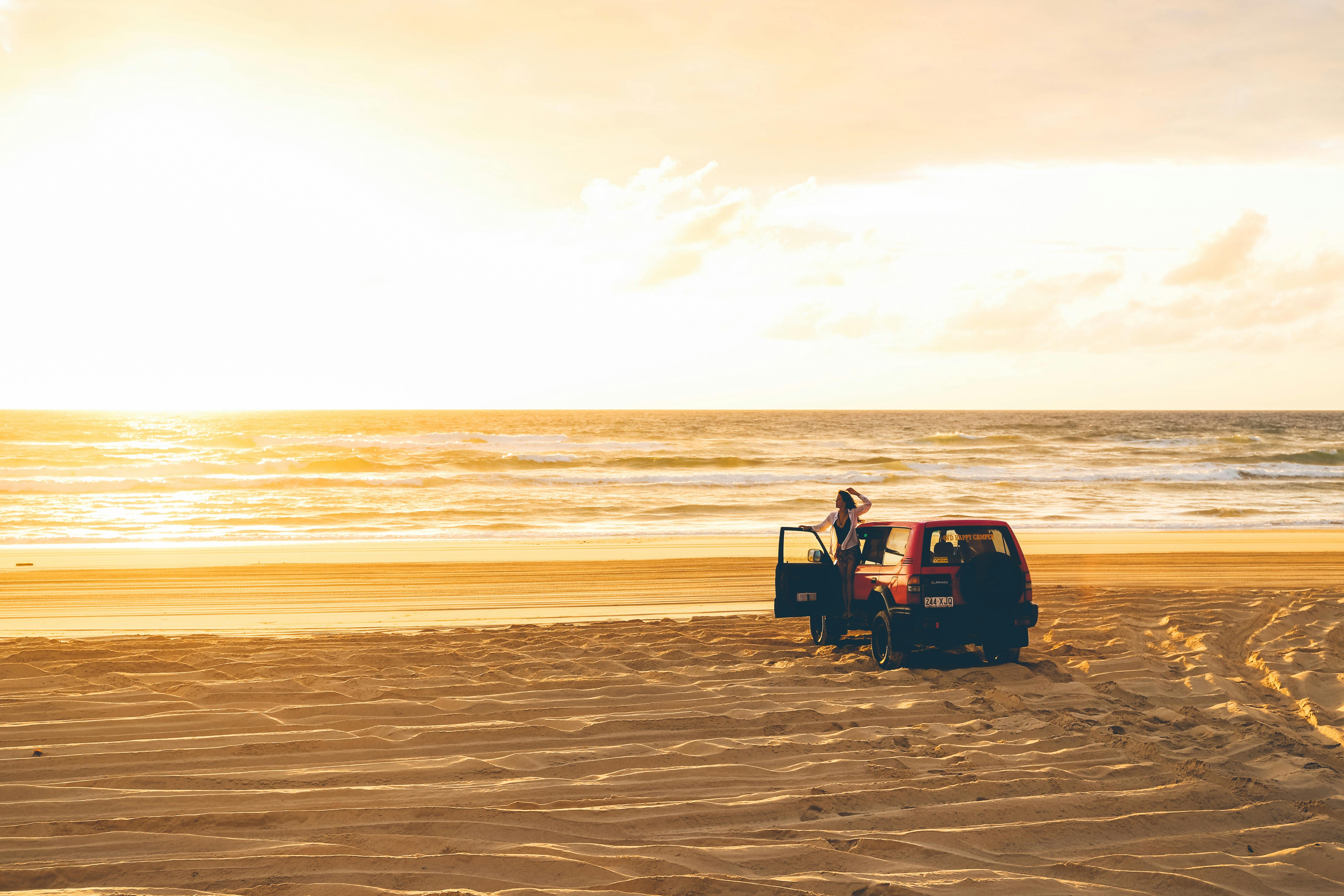Enjoy the sunrise on the Eastern Beach from the Couples Camper