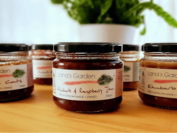 Lana's Garden Rhubarb Condiments