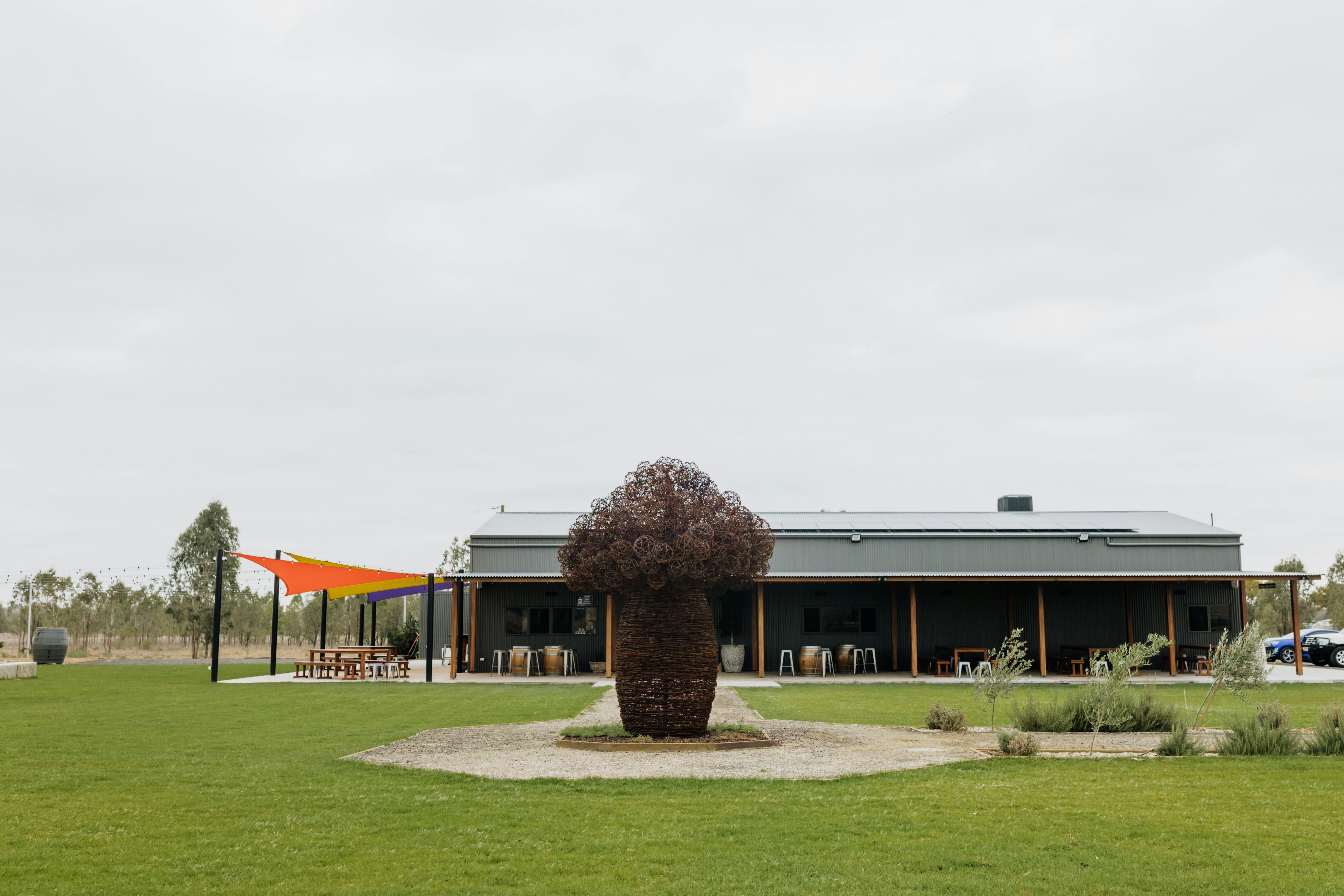 The outdoor area at Western Queensland Spirit