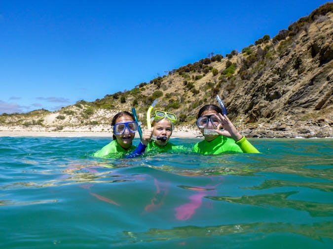 Mighty Yowies Kayaking Snorkeling