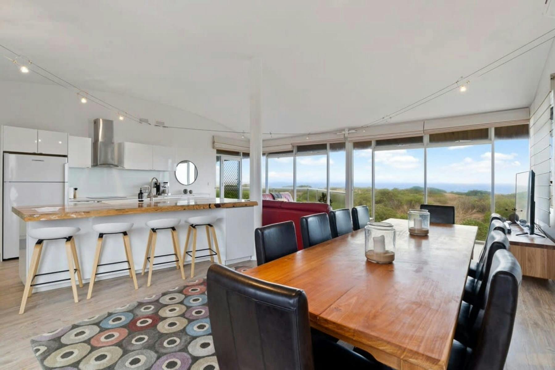 Upstairs living/kitchen