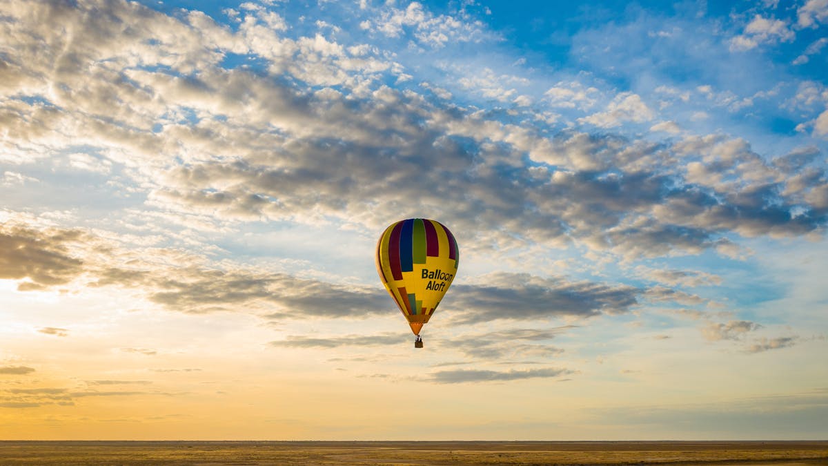 Balloon Aloft balloon over Burketown