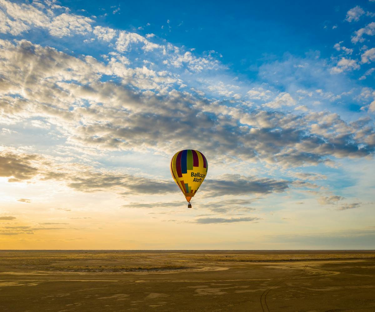 Balloon Aloft balloon over Burketown