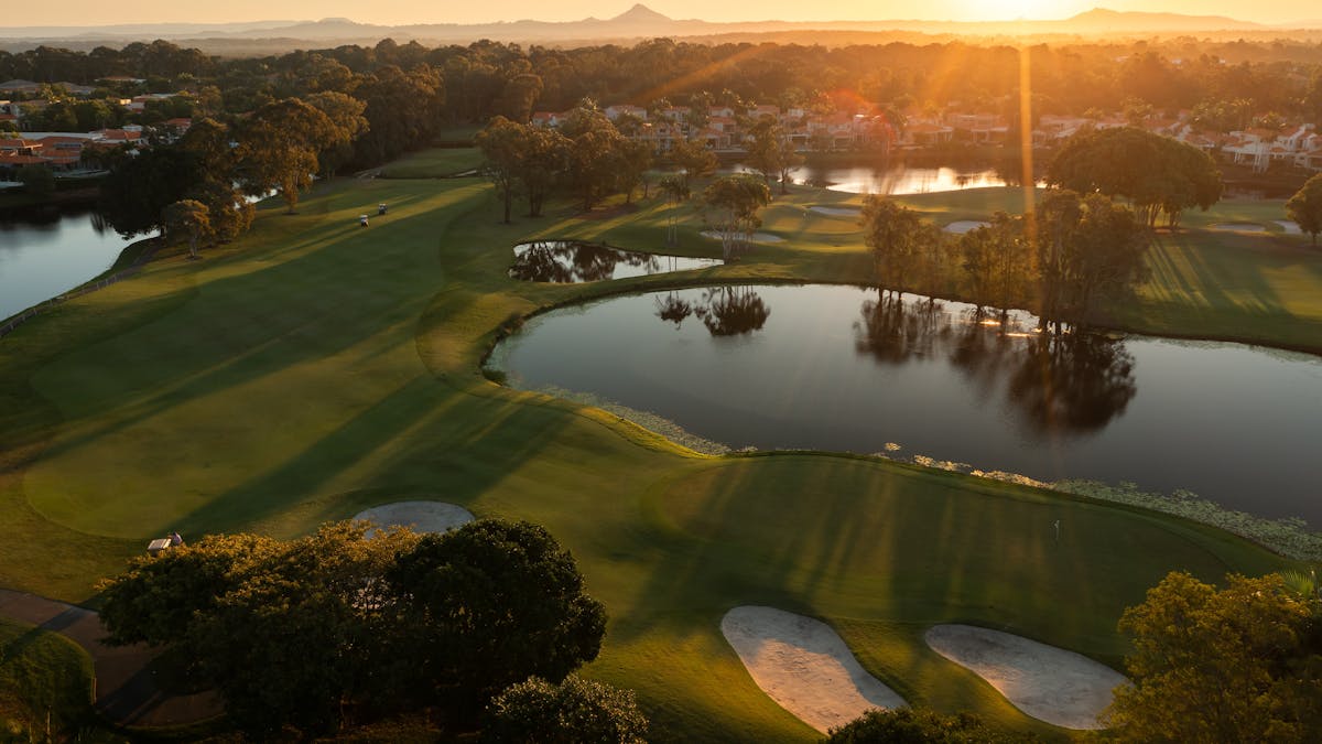 Enjoy views over the course