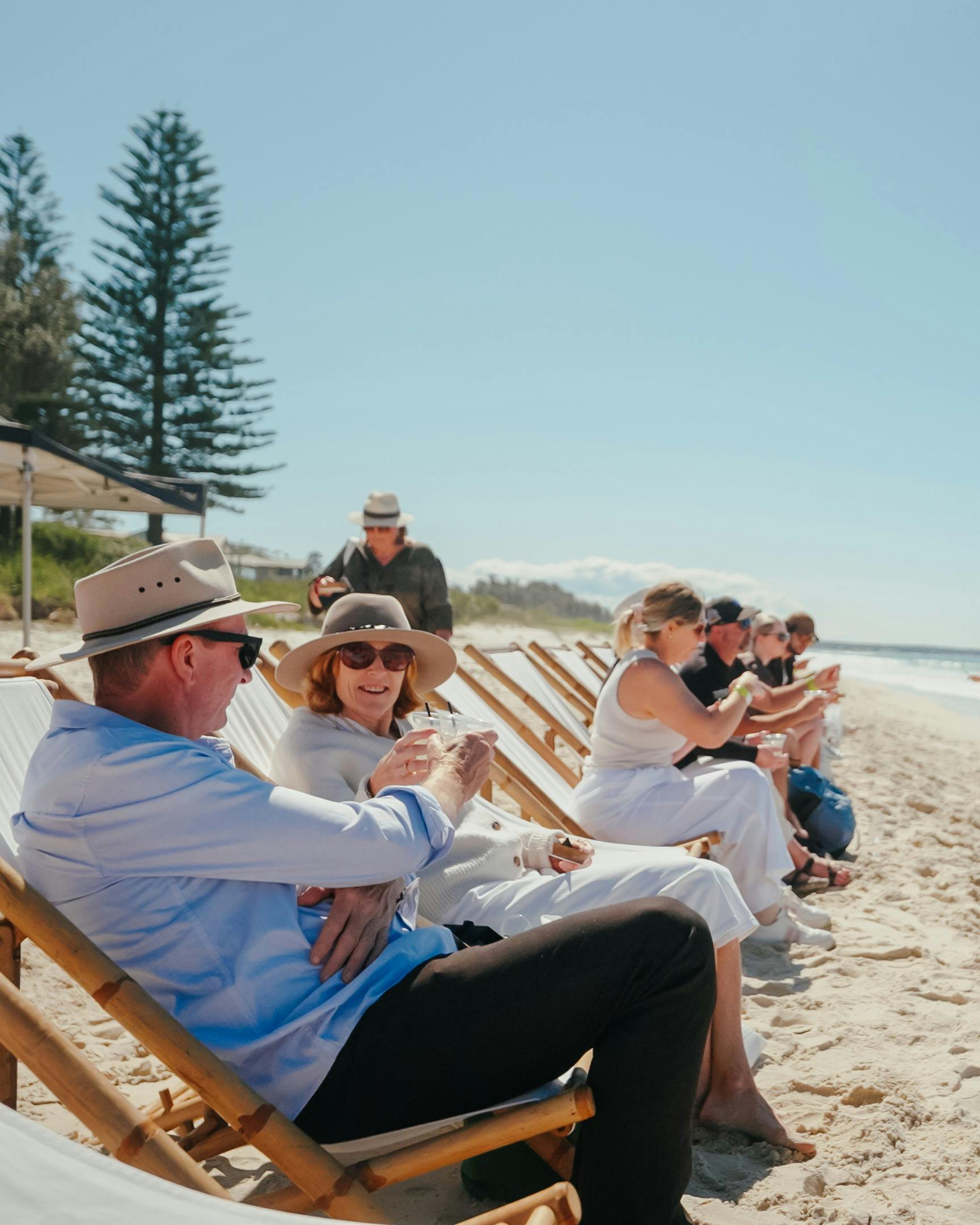 Beach relaxing at Coastal Forage