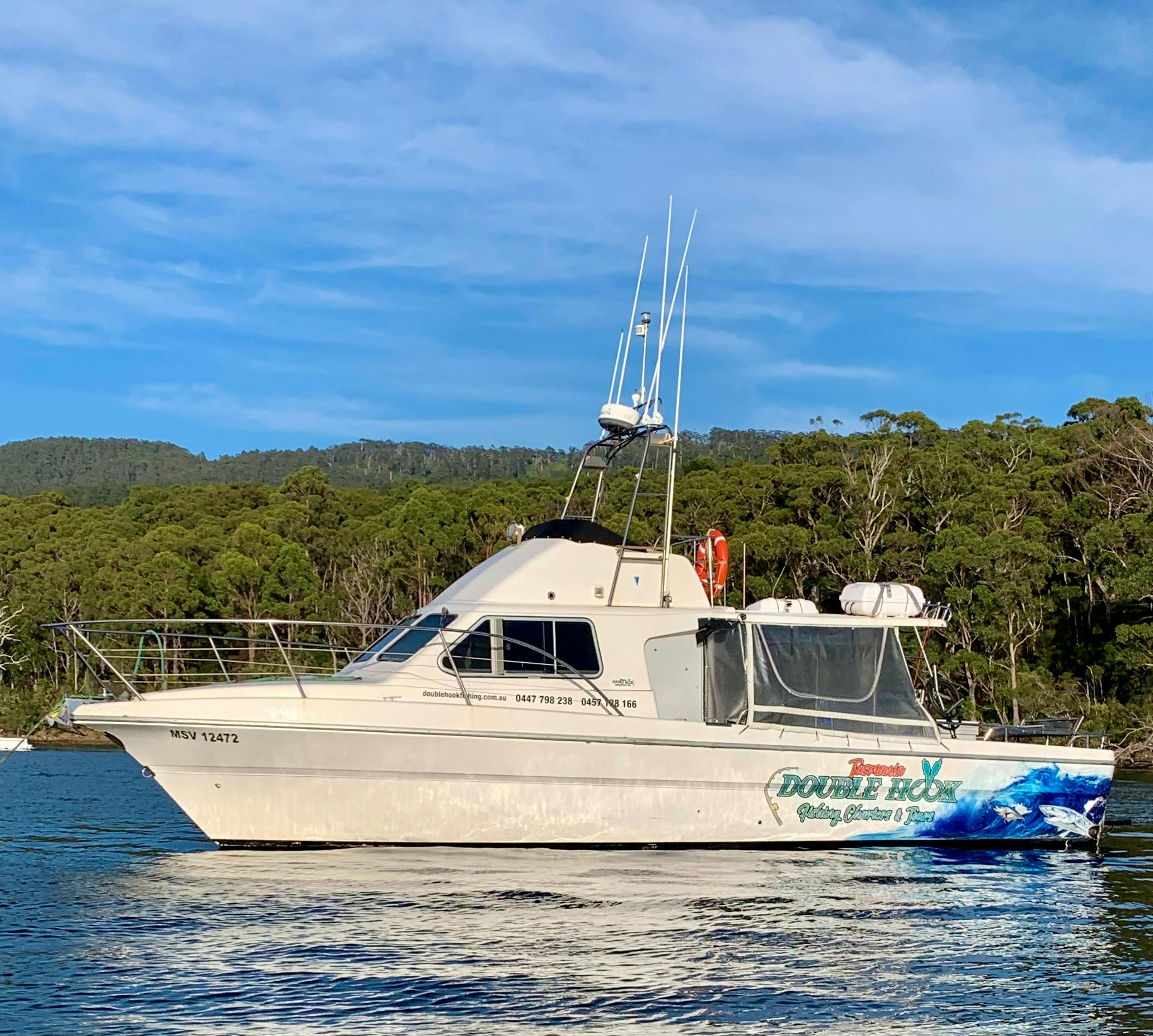 fully set up for a day of fishing