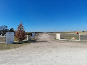 New entrance under construction