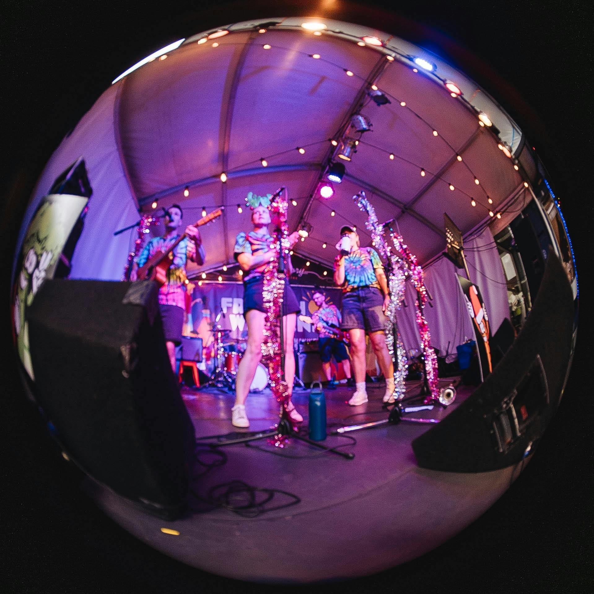 band peforming