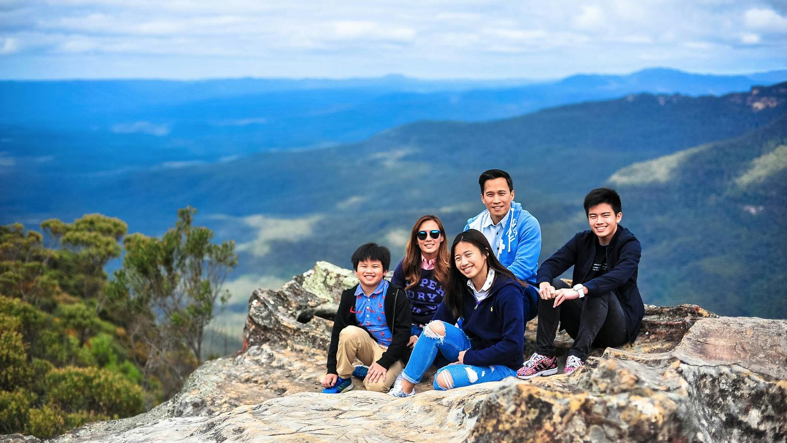 Blue Mountains private tour guests