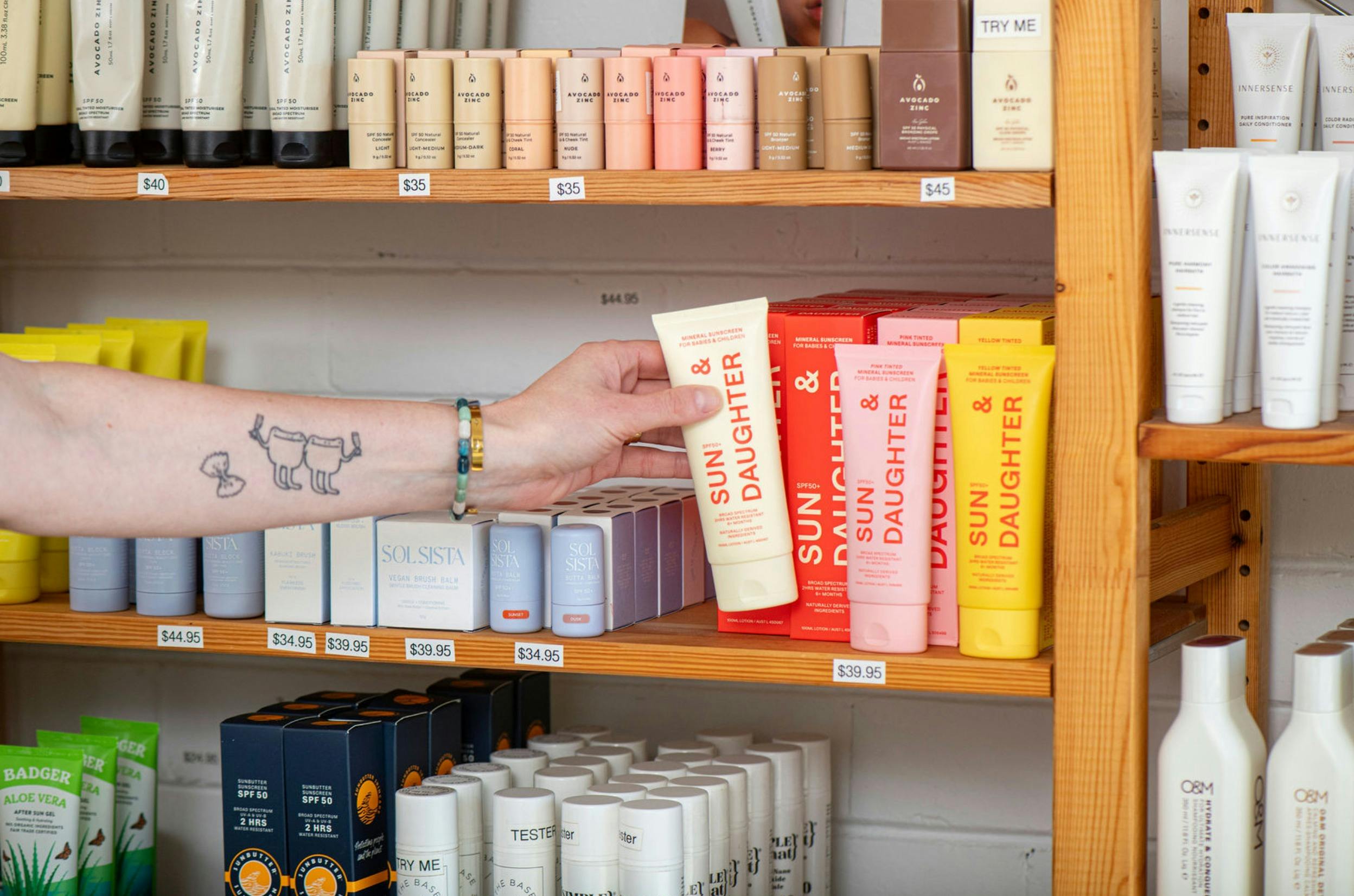 Sunscreen at Natural Supply Co