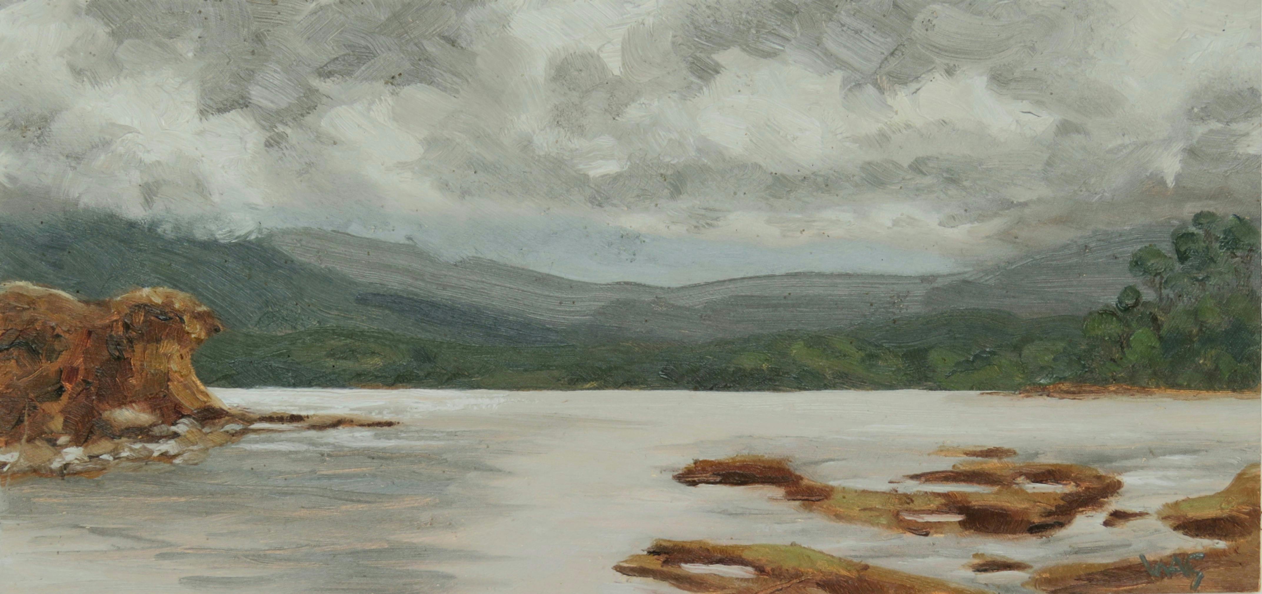 oil painting, art, tasmanian,