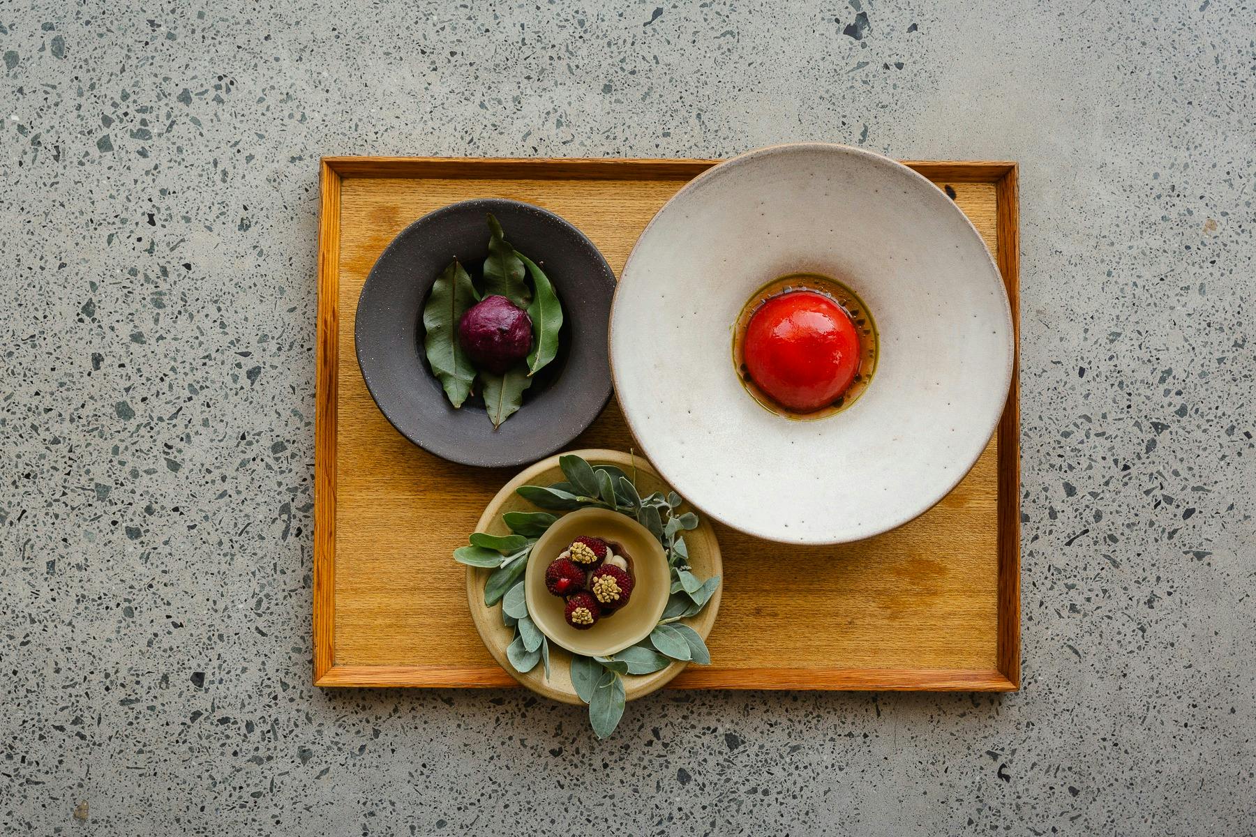 Local and native berry sweets for dessert