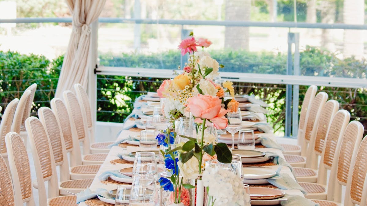Wedding table, styled by Splash