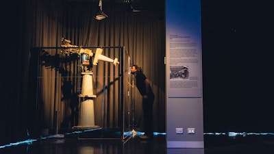 The Farnham Telescope at Outer Space exhibition