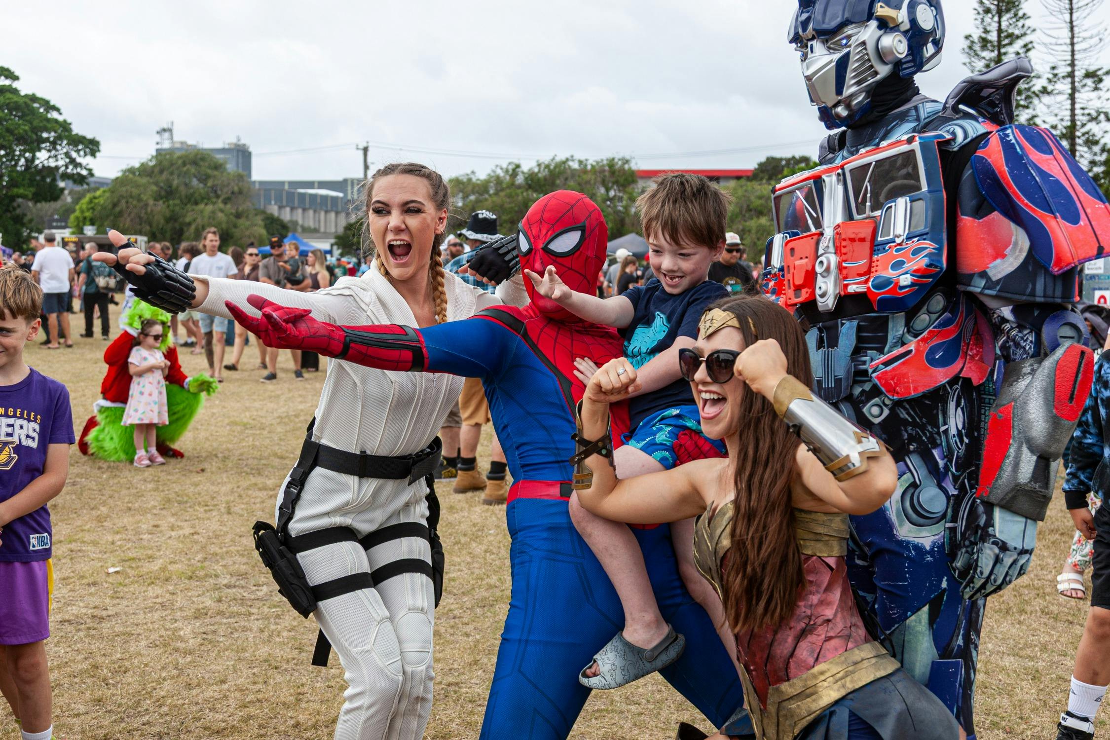 dress up and show up