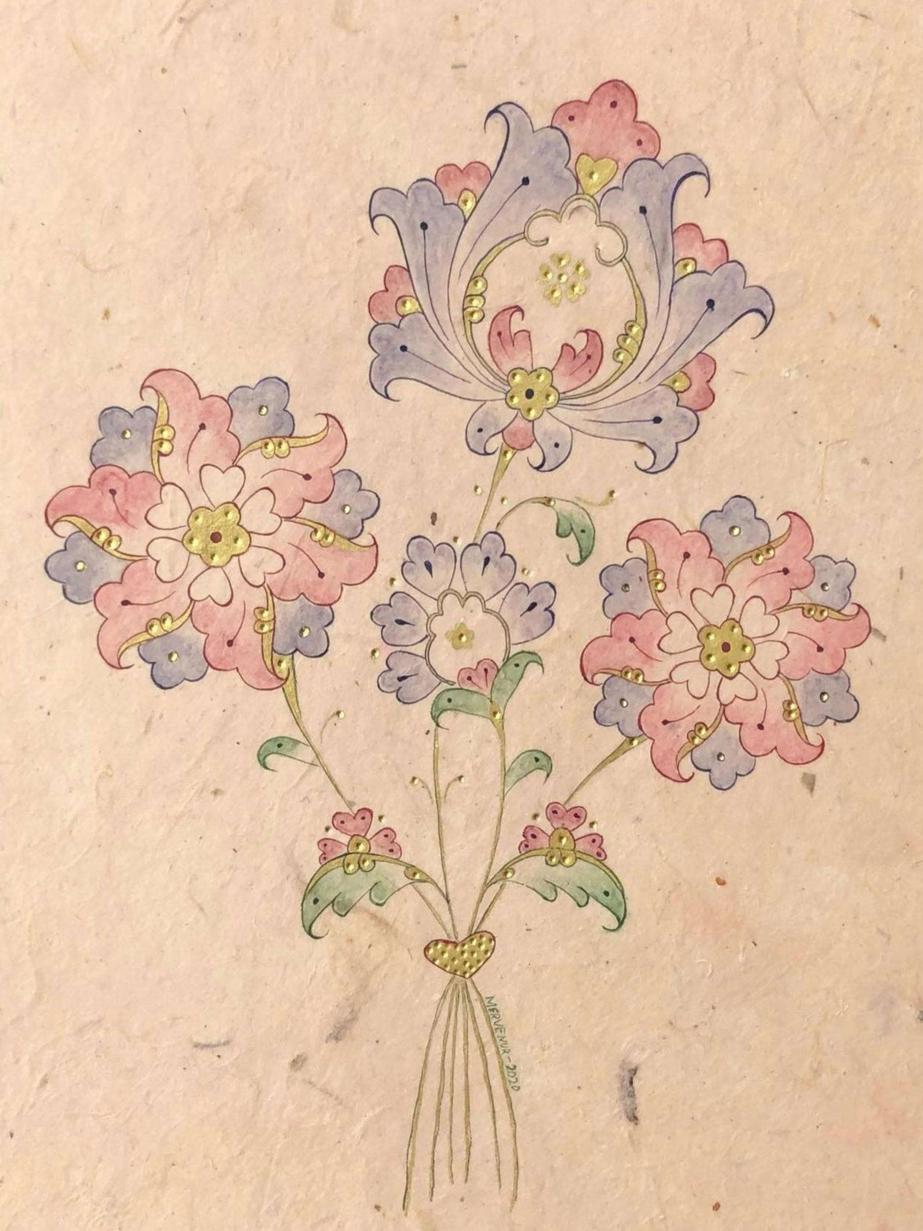 Watercolour Painting Class - Historic Floral Motifs