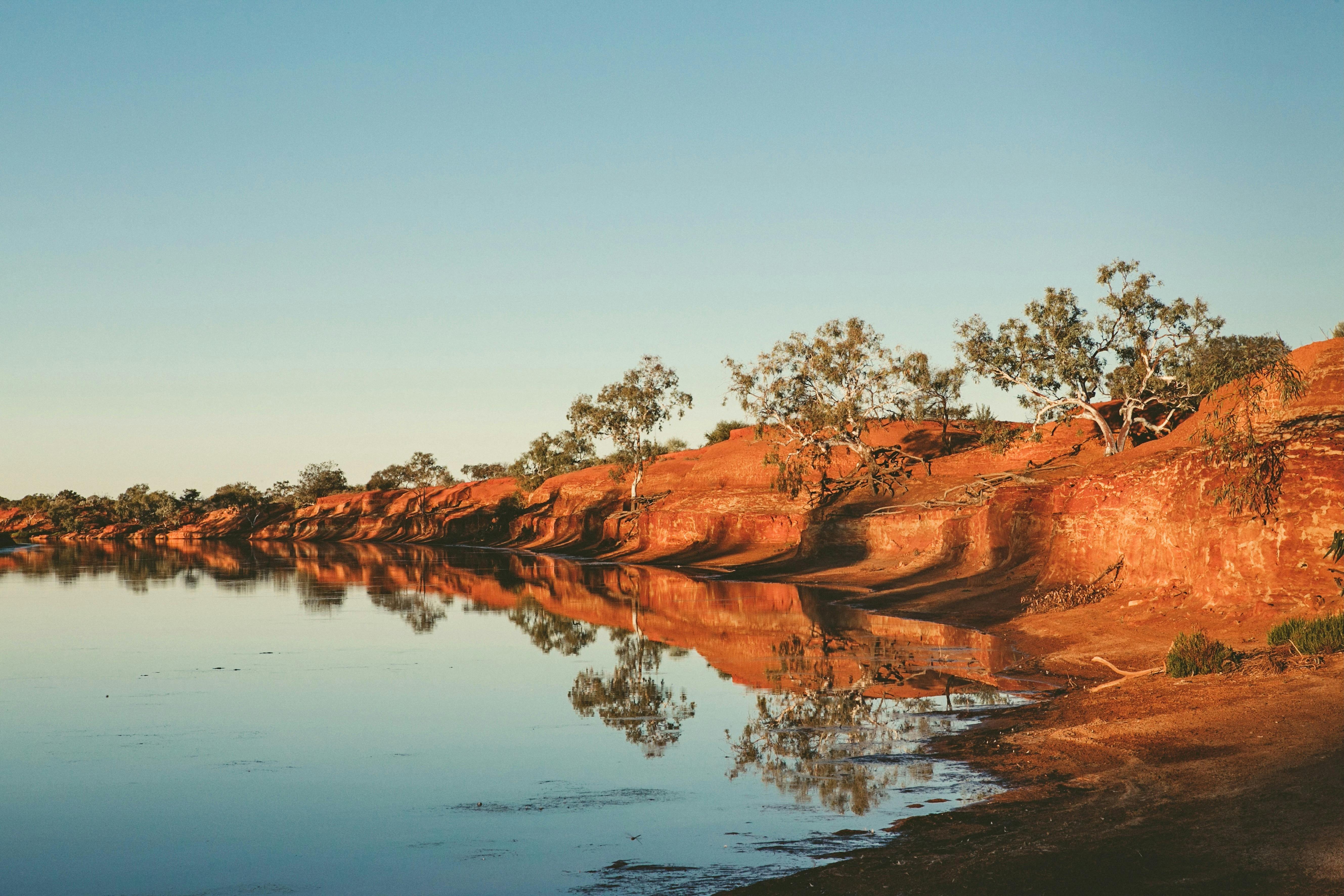 The lake at Wooleen Station