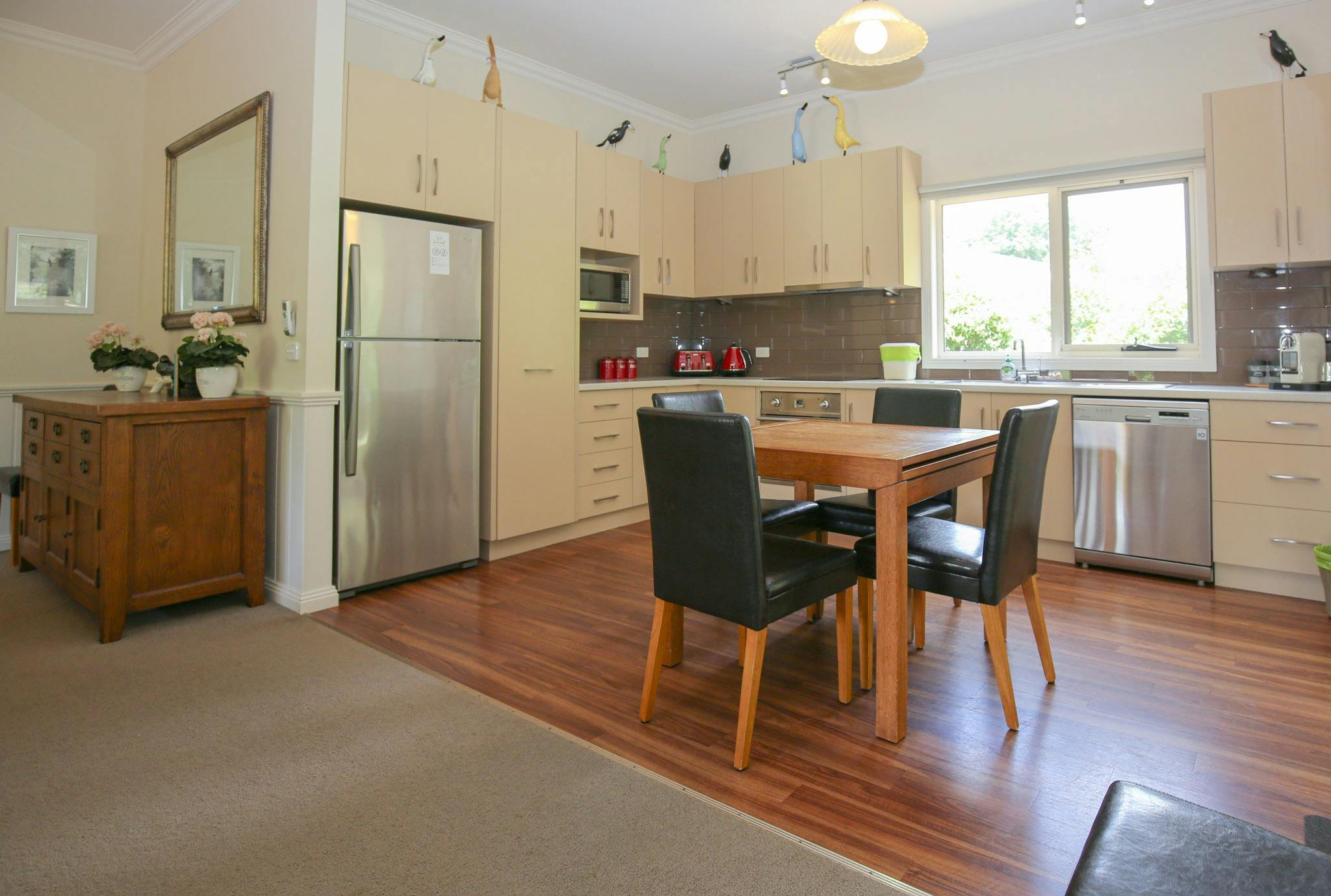 Kitchen and dining area