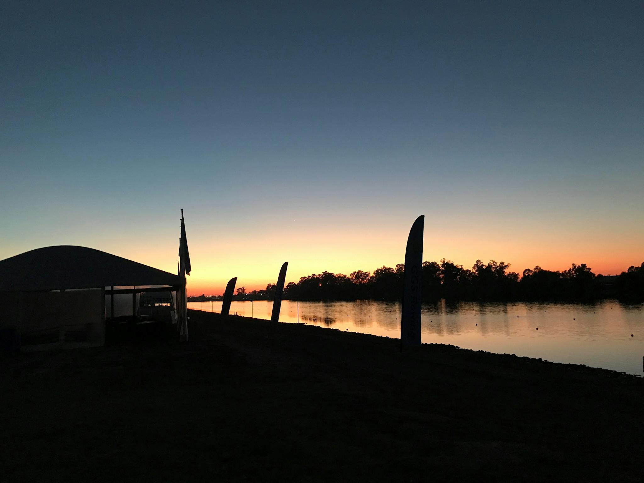 Sunrise over Lake Nagambie
