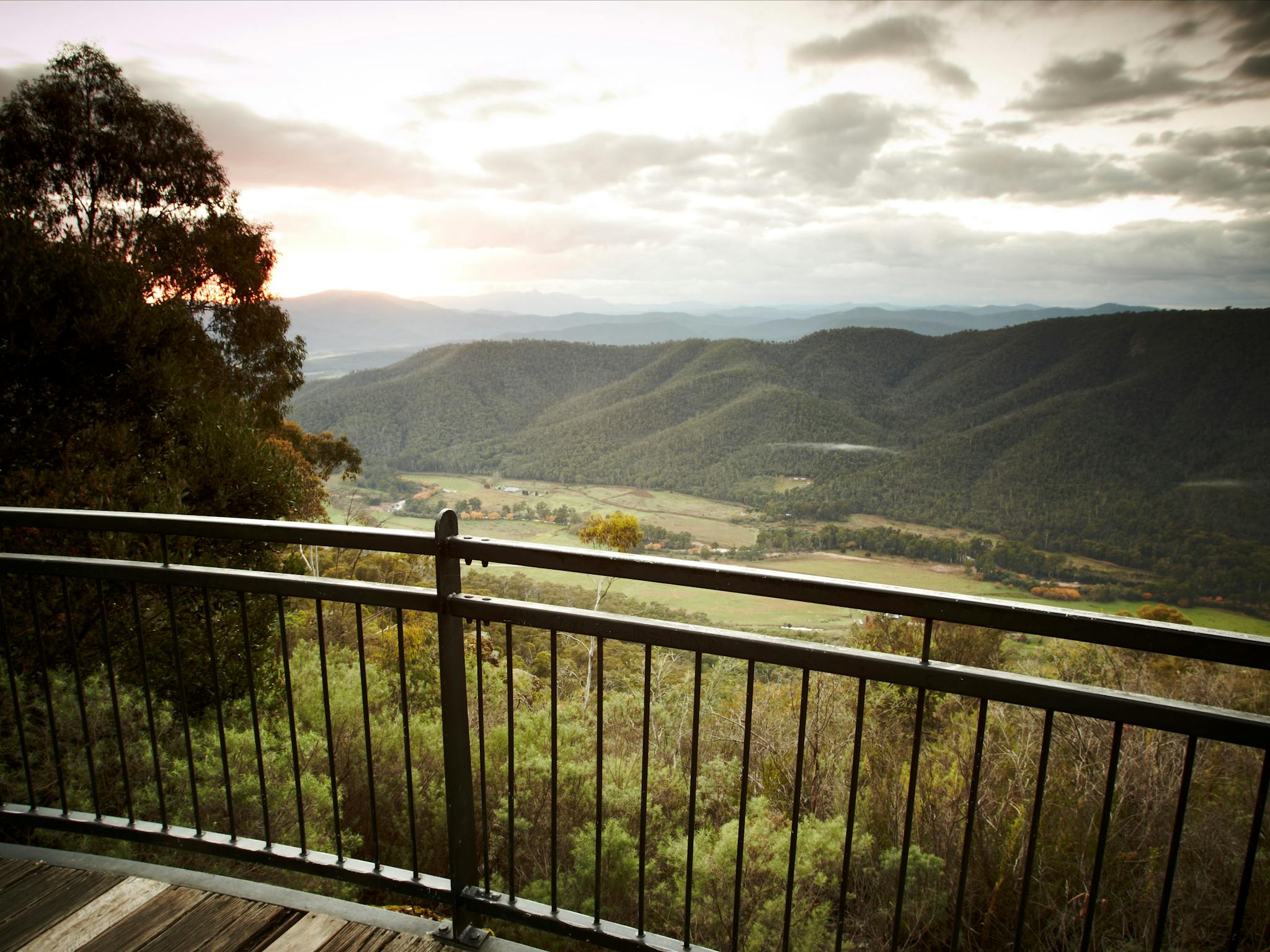 View from the King Valley from Powers Lookout