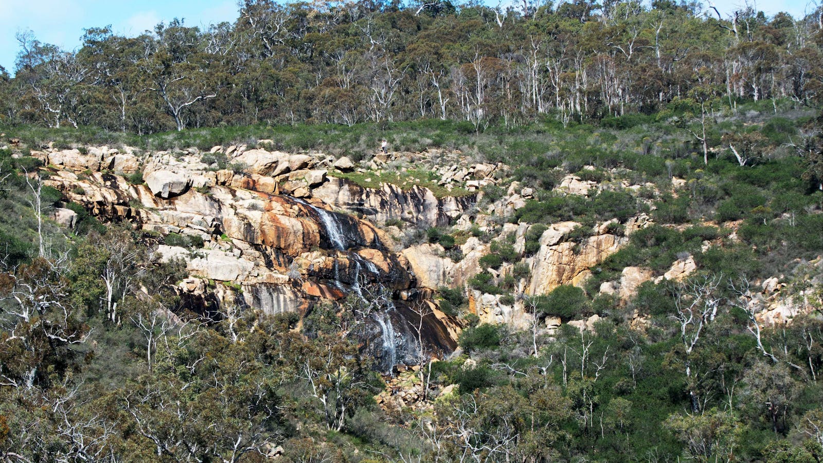Waterfalls from August to October in the Perth Hills.
