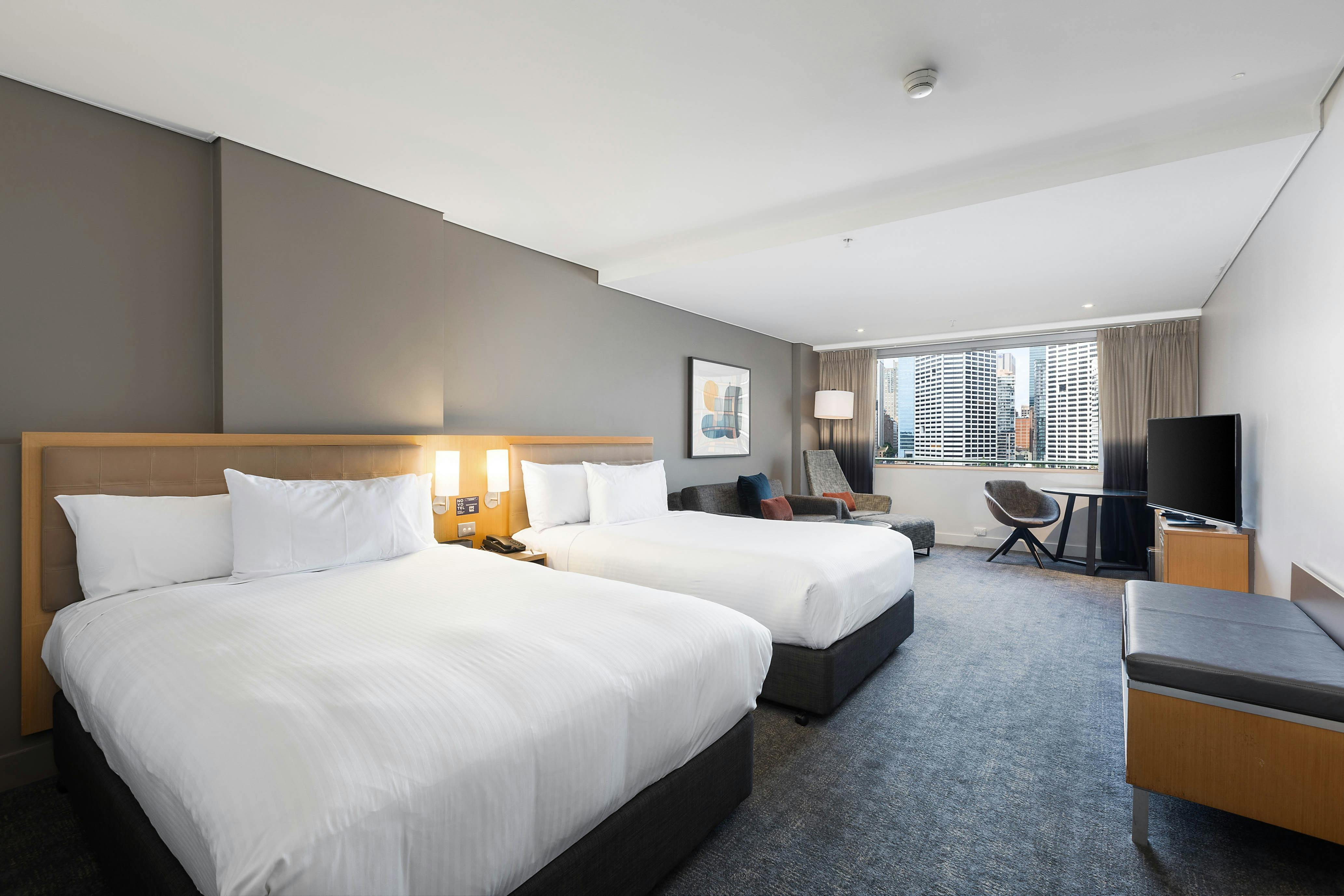 エグゼクティブ ハーバービュールーム、ダブルベッド2台