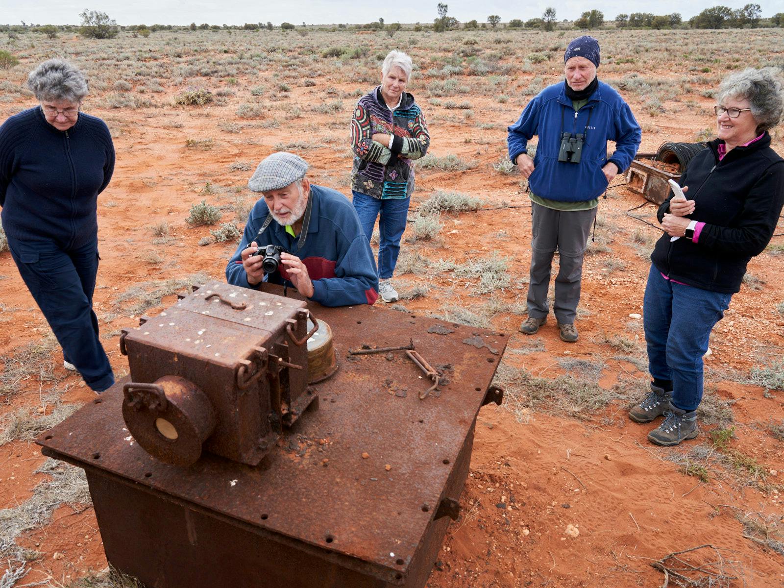 Tou participant investigate the Radiation Camera
