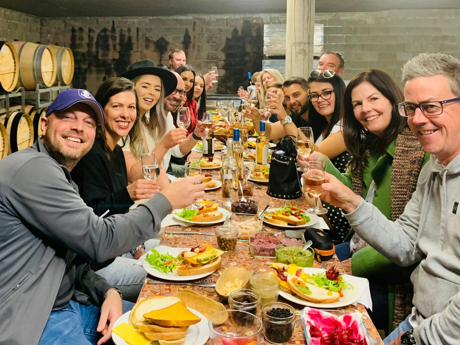 People eating a delicious lunch